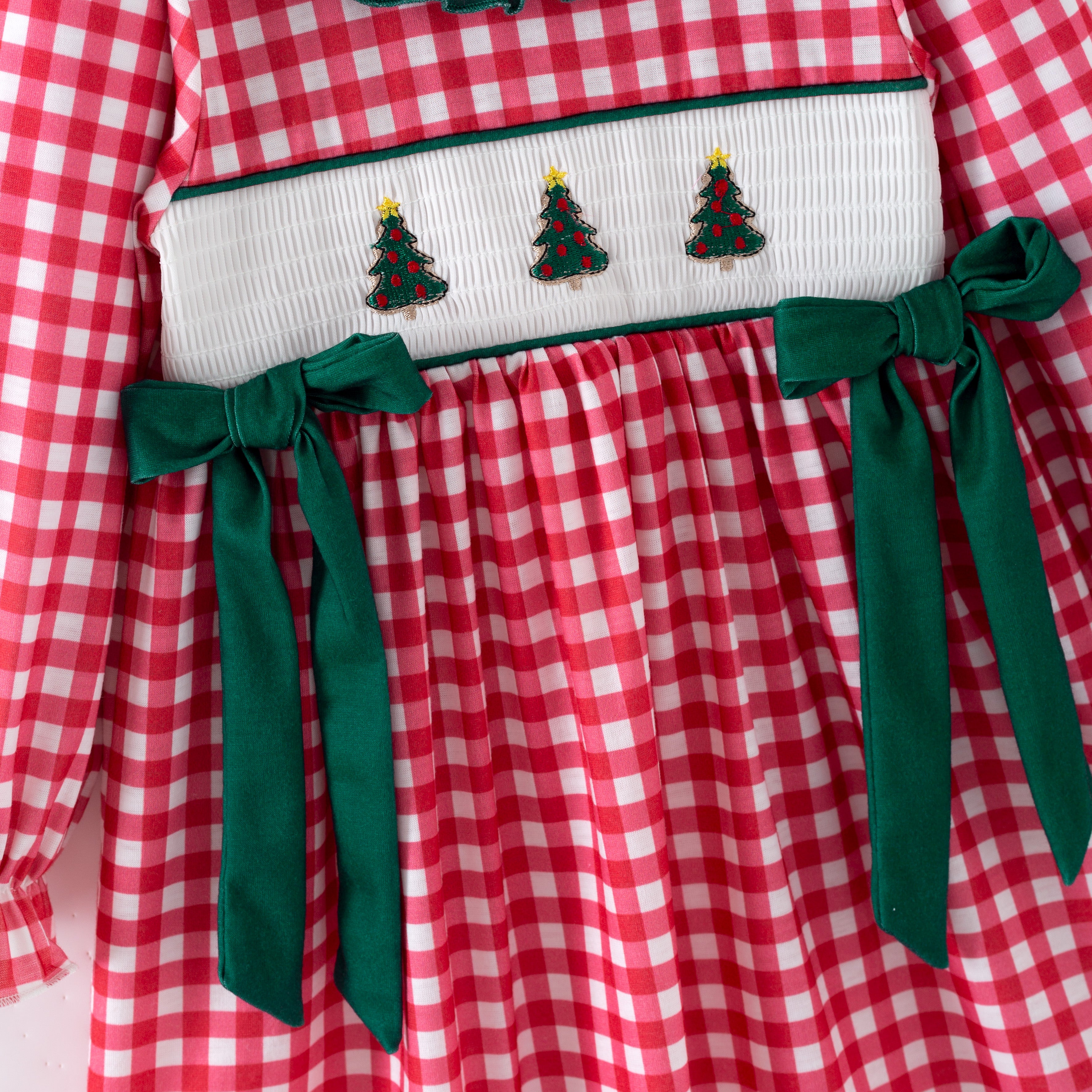 （Pre Order,Prepack Zone）Family Christmas Embroidery Dress,Set&Romper（Mix Size）