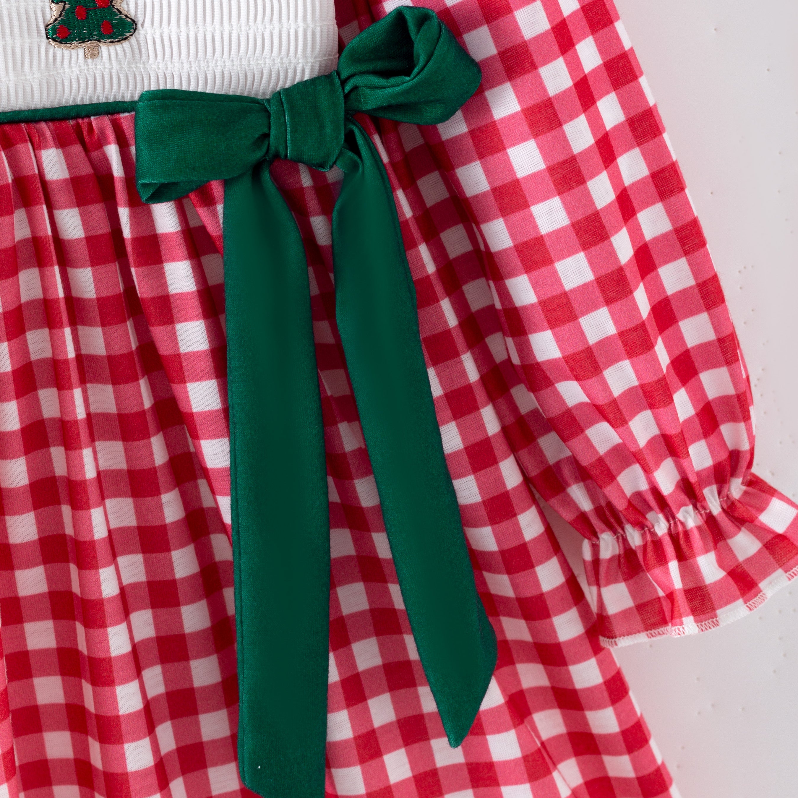 （Pre Order,Prepack Zone）Family Christmas Embroidery Dress,Set&Romper（Mix Size）