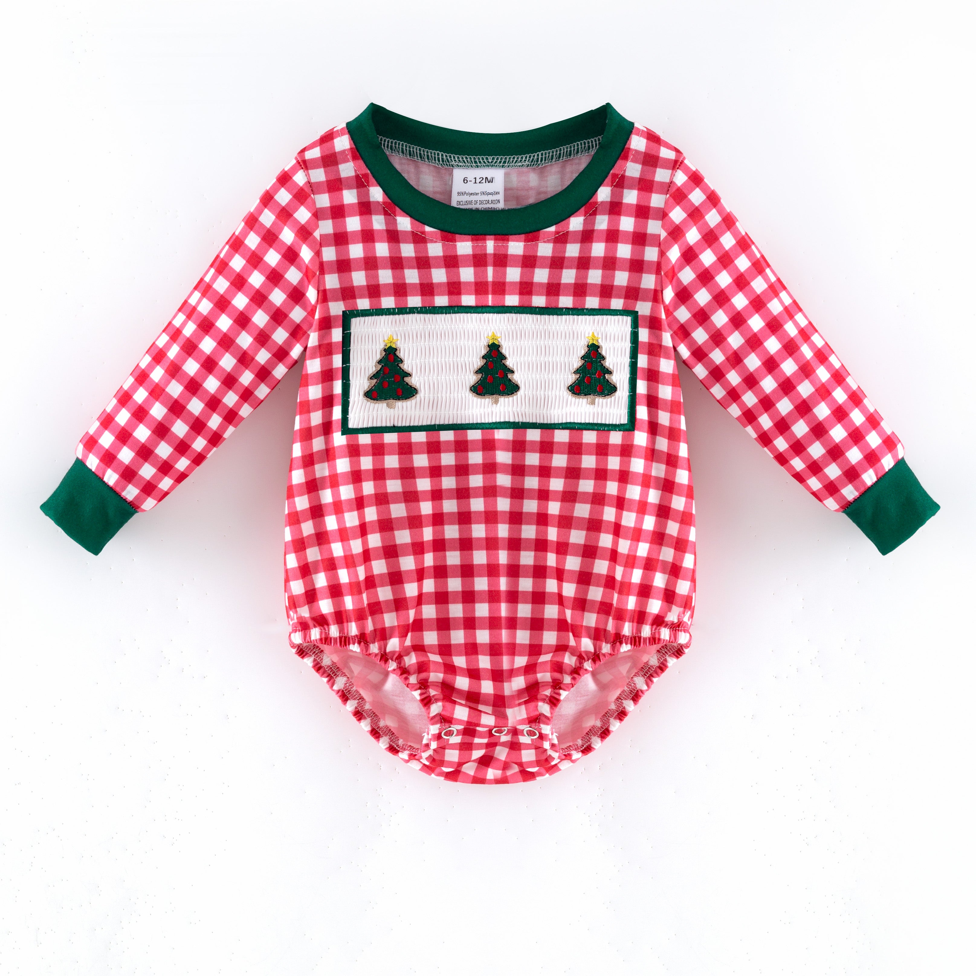 （Pre Order,Prepack Zone）Family Christmas Embroidery Dress,Set&Romper（Mix Size）