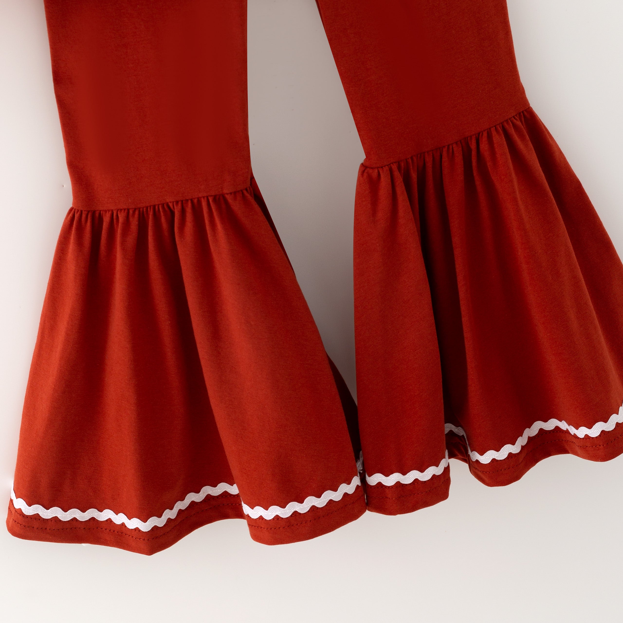 （In Stock）Girls Christmas Gingerbread Applique Dress