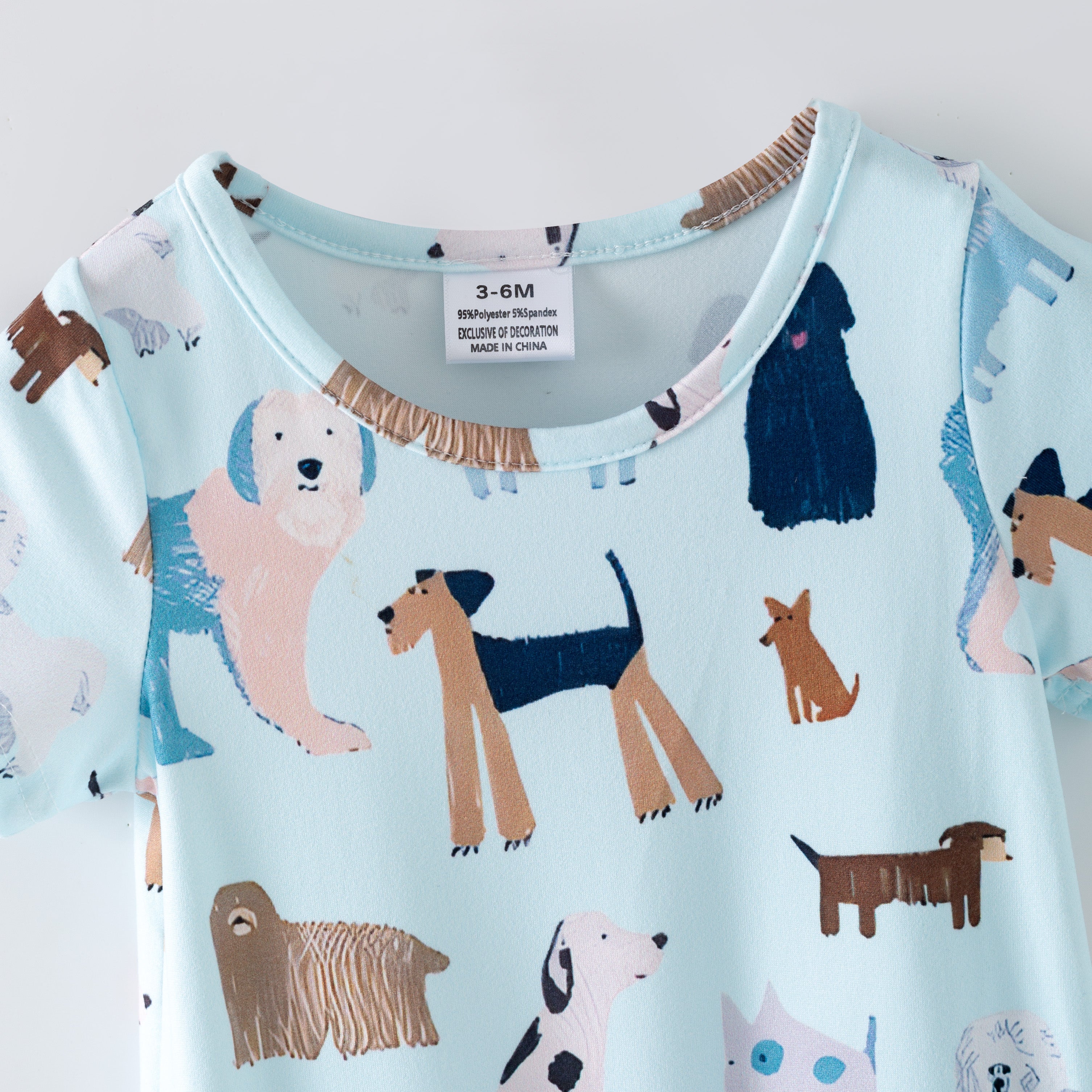 （Pre Order,Prepack Zone）Boys Spring Animal Print Top&Romper