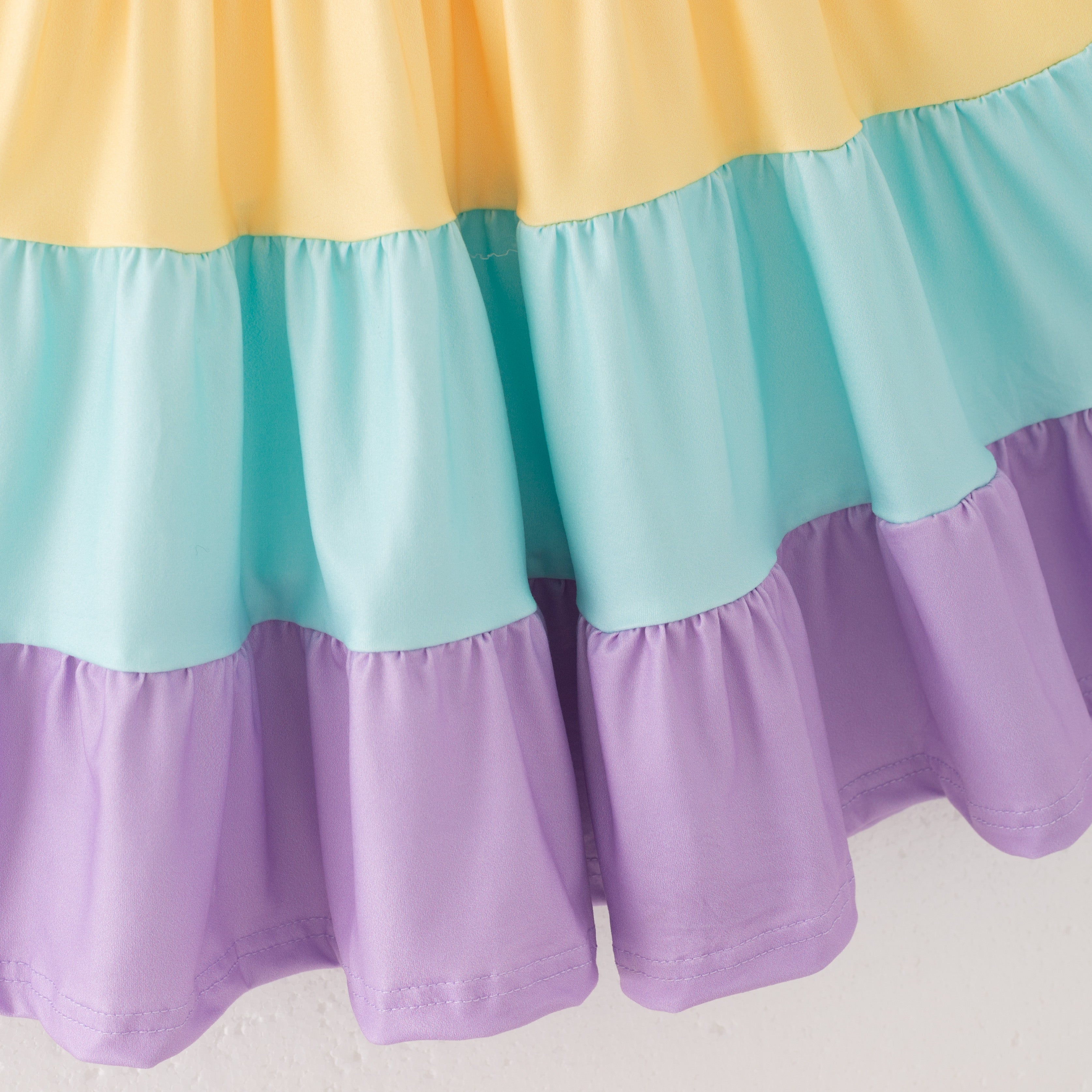 （Pre Order）Mommy and Me Spring＆Summer Color-matching Slip Dress