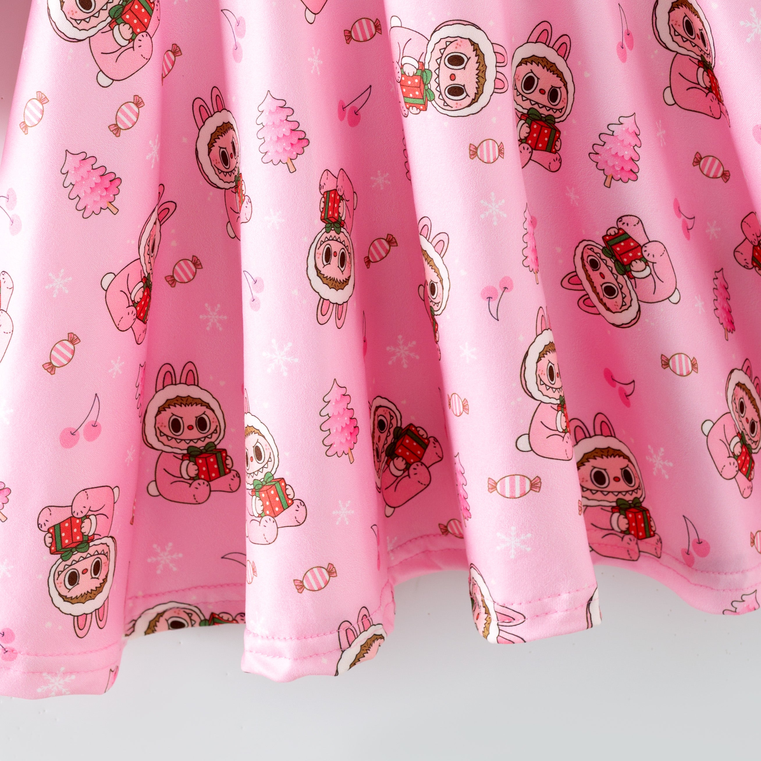 （Pre Order,Prepack Zone）Girls Christmas LBB Print Dress（Mix Size）