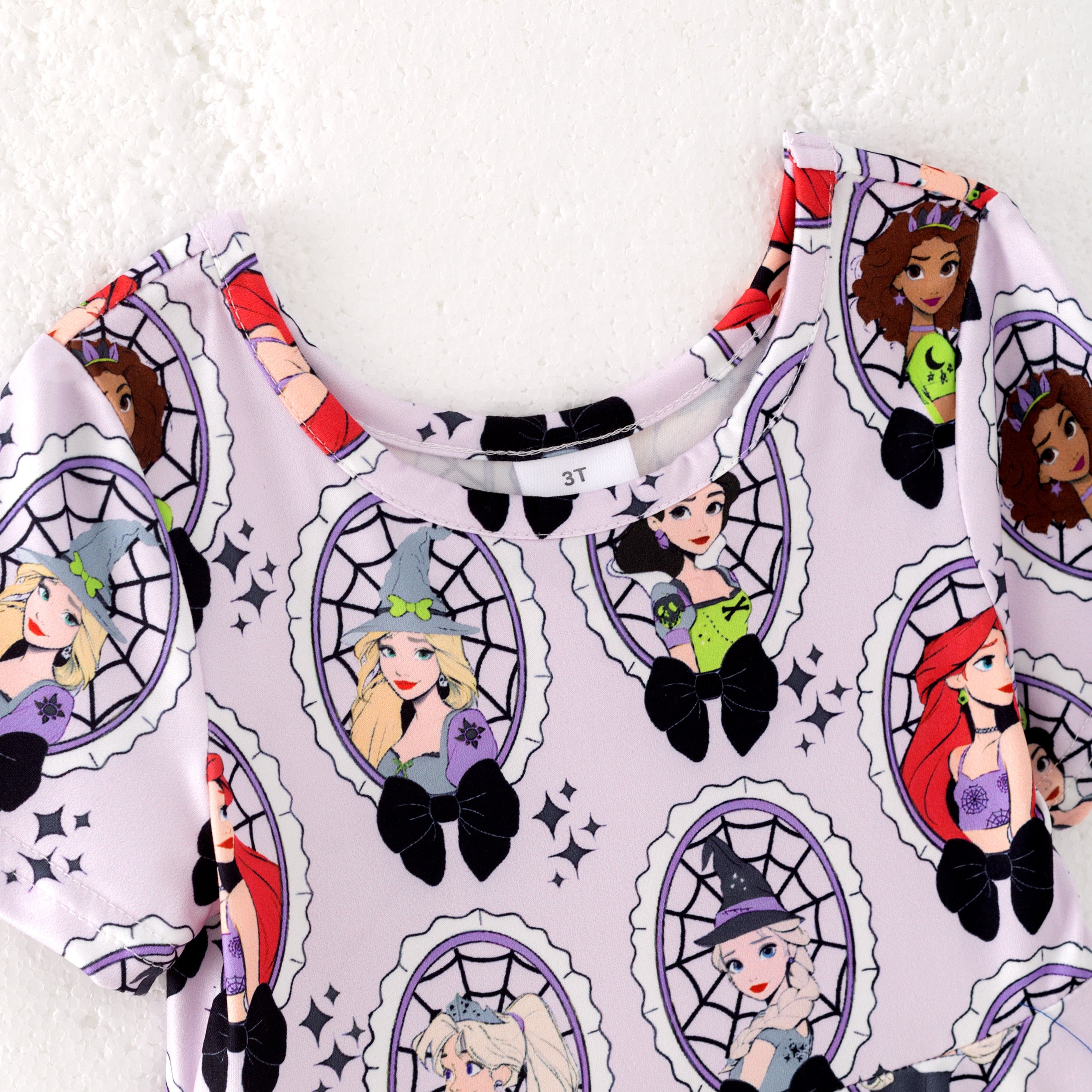 （Pre Order）Family Halloween Cartoon Print Dress,Set,Pajamas＆Romper
