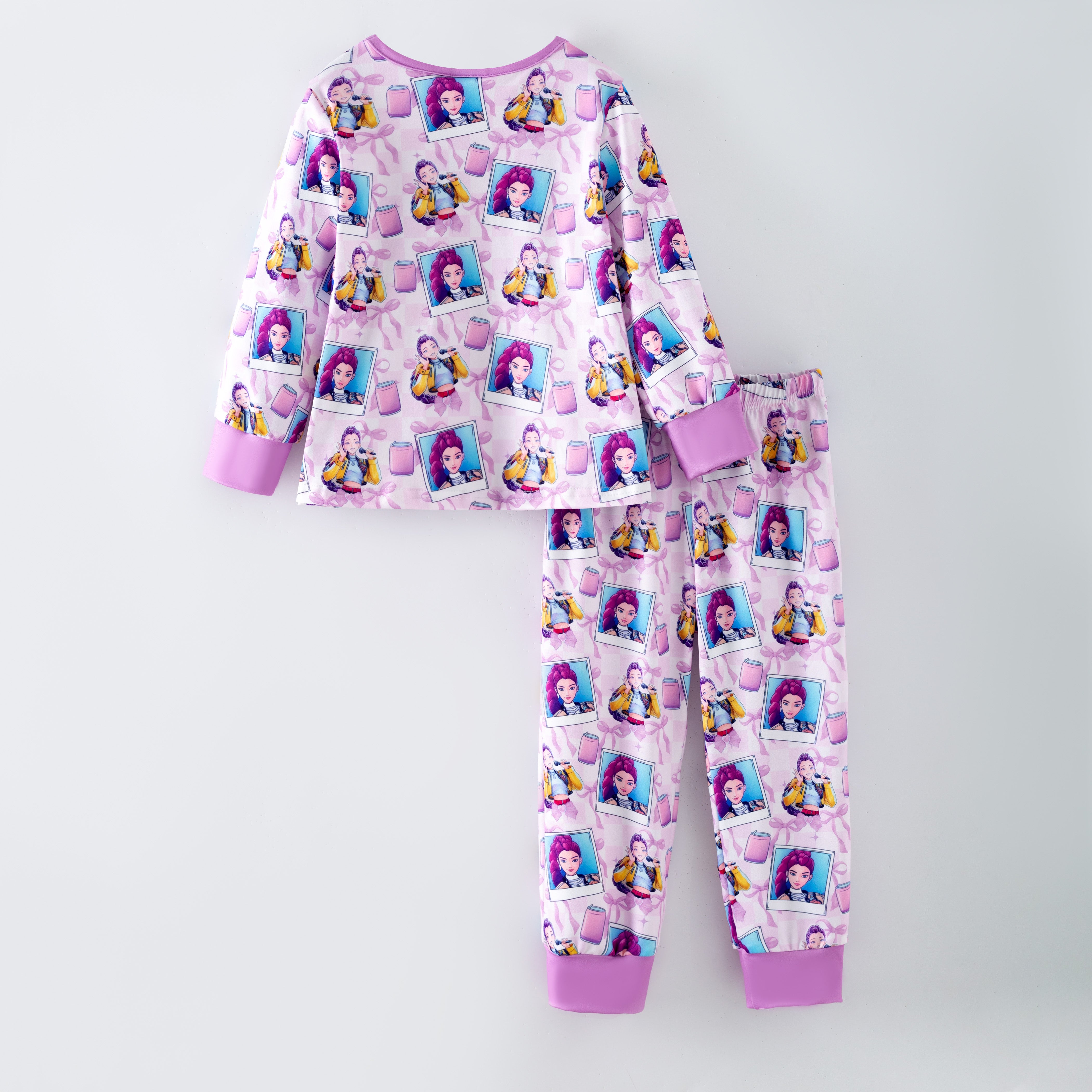 （Pre Order,Prepack Zone）Girls Movie Character Print Pajamas（Mix Size）