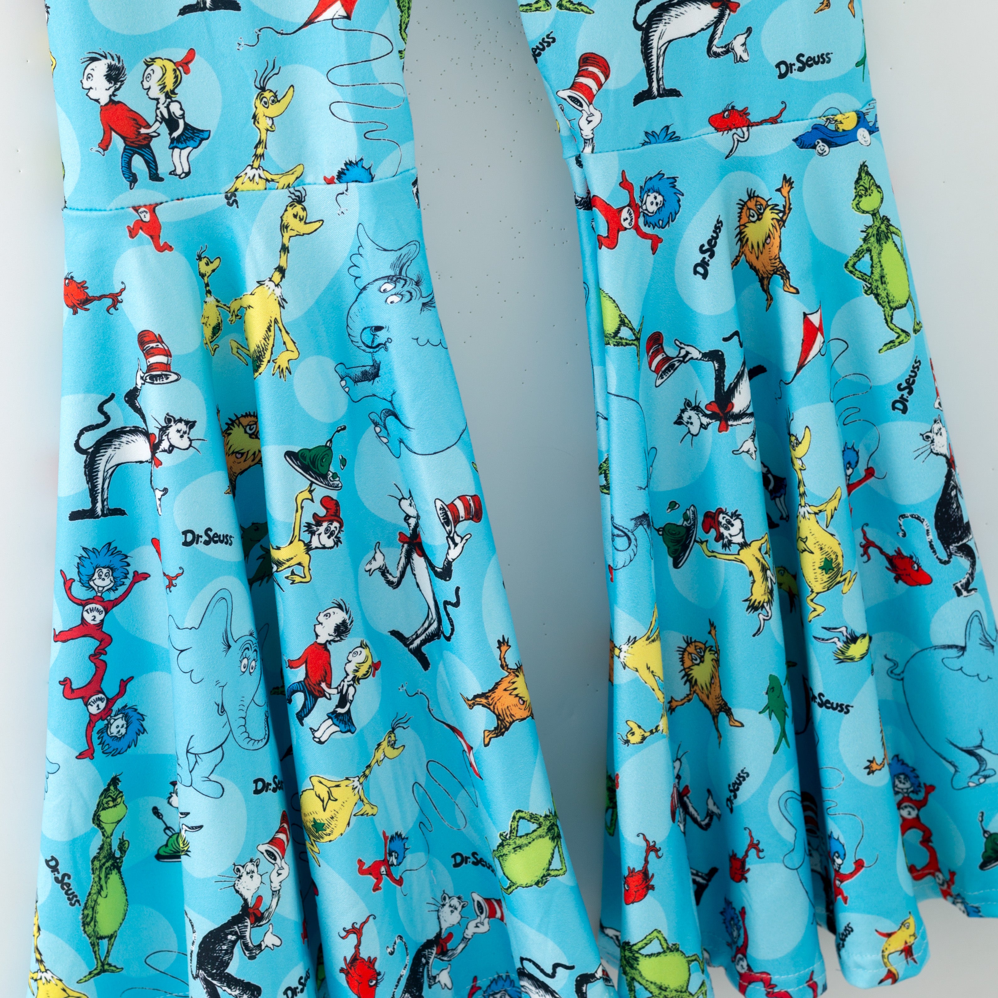 （In Stock）Girls Spring and Summer DR SEUSS Print Outfit Set
