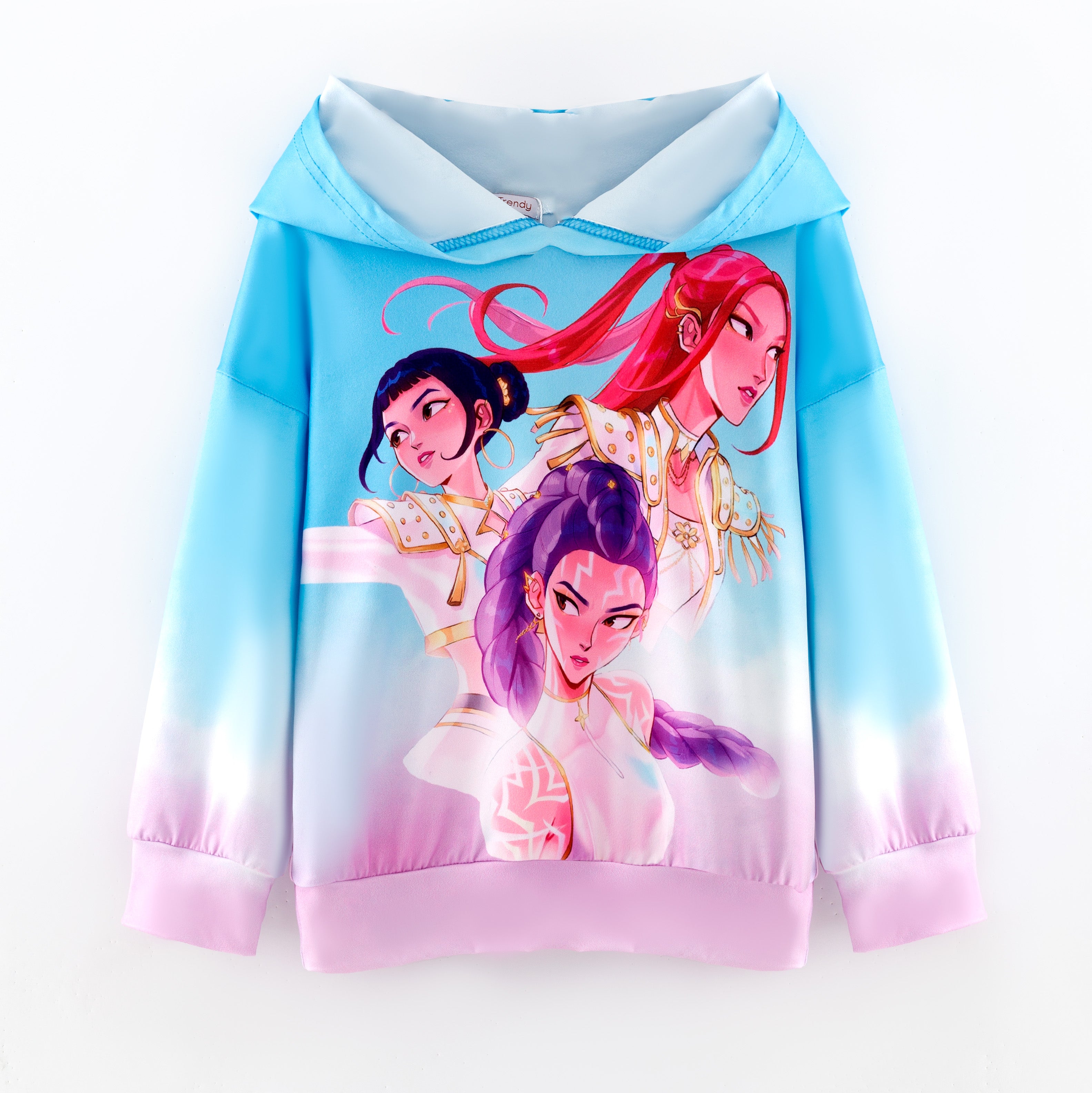 （Pre Order,Prepack Zone）Girls Movie Character Print Hoodie（Mix Size）