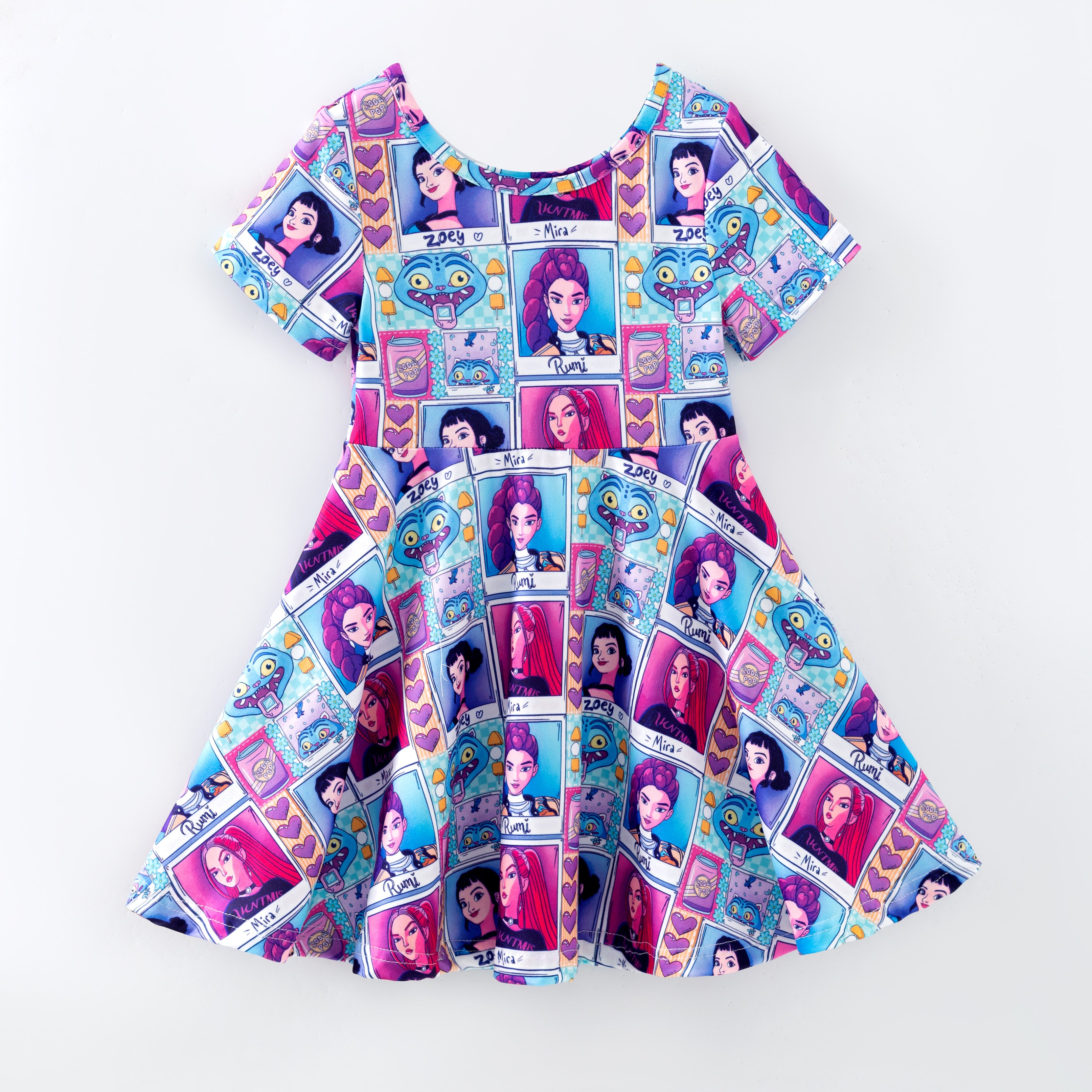 （Pre Order,Prepack Zone）Girls Movie Character Print Dress&Pajamas（Mix Size）