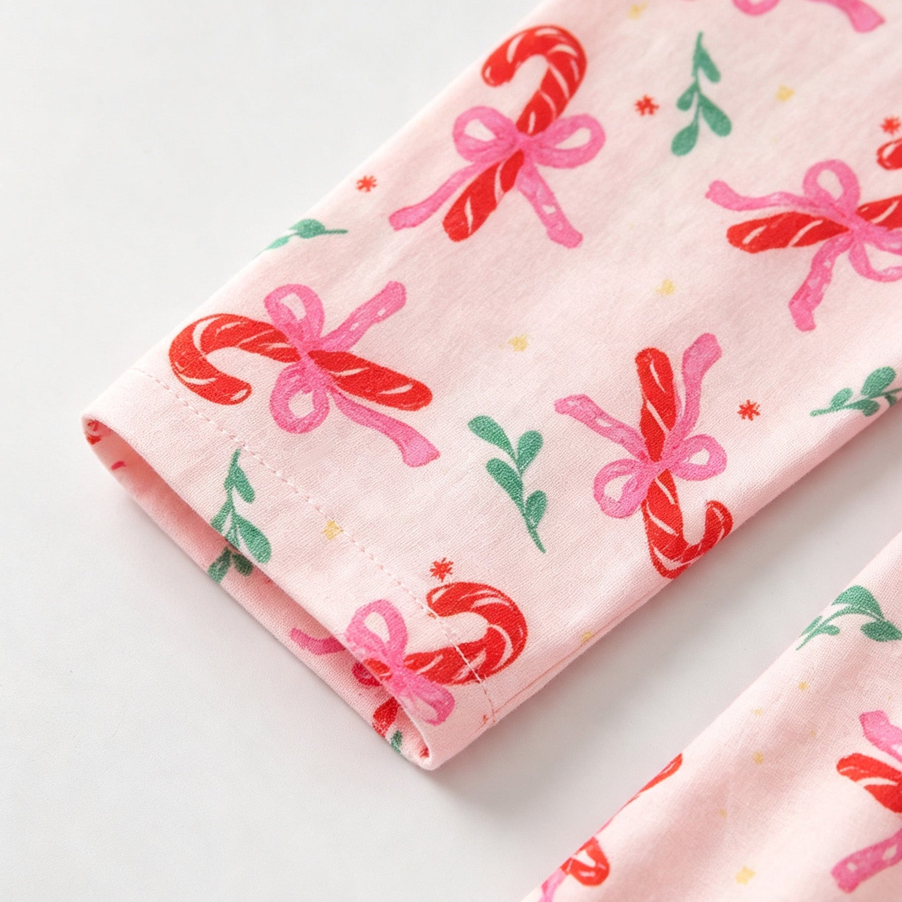 （Pre Order）Girls Christmas Print Dress with Pockets