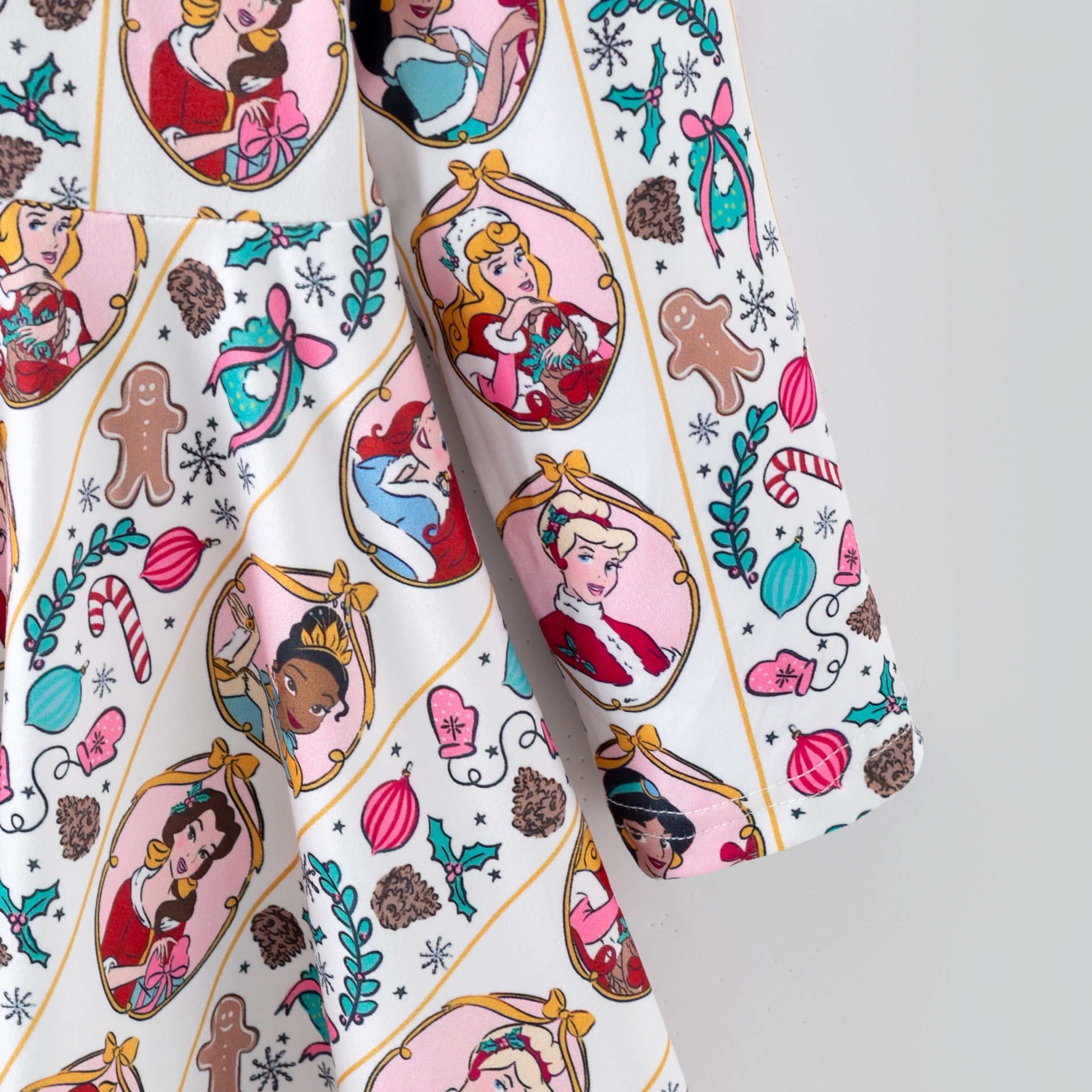 （Pre Order,Prepack Zone）Girls Christmas Princess Print Dress&Set（Mix Size）