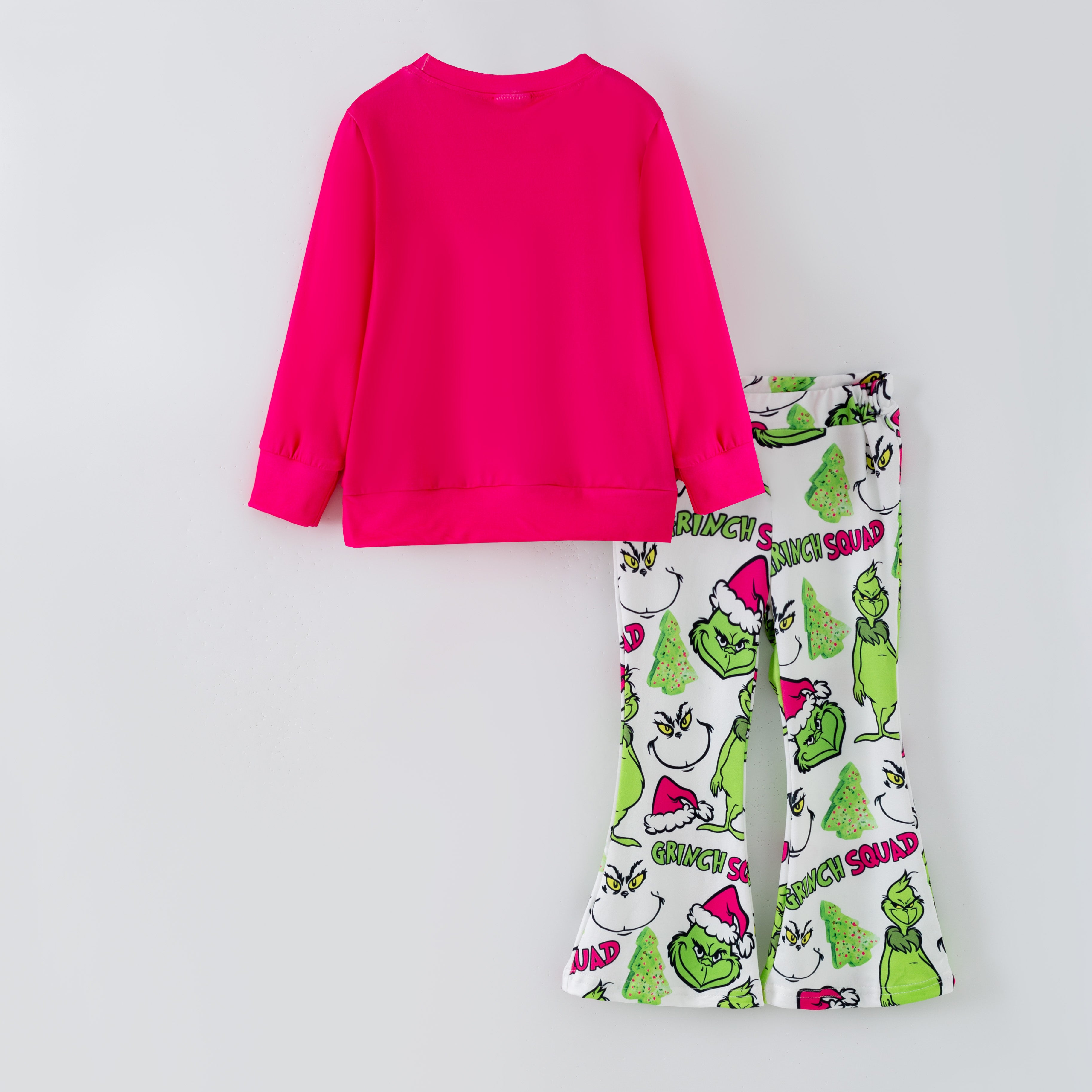 （Pre Order,Prepack Zone）Girls Christmas Cartoon Print Set（Mix Size）