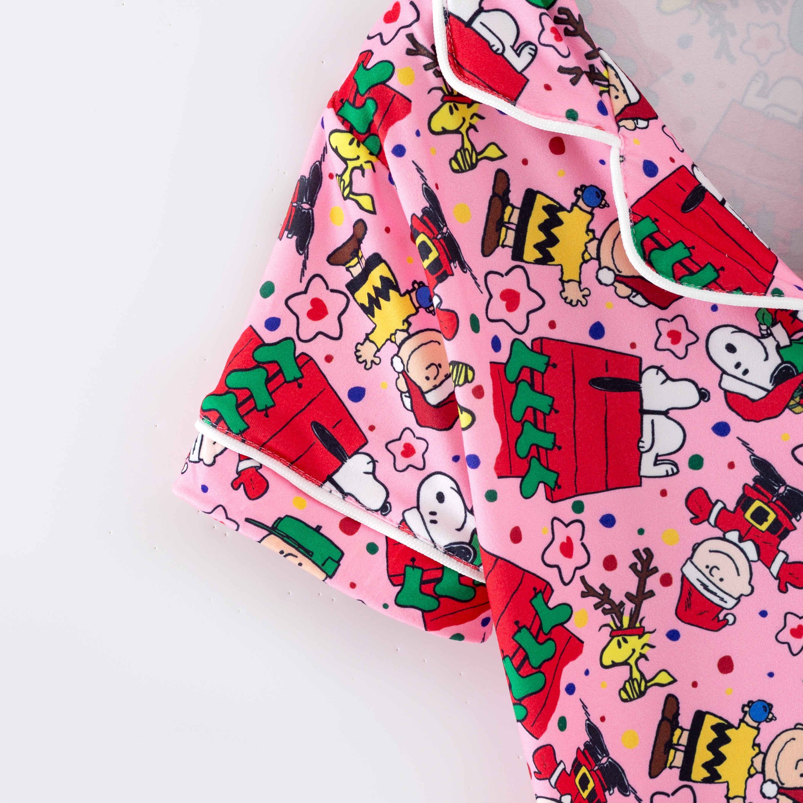 （Pre Order,Prepack Zone）Sisters Christmas Cartoon Print Pajamas&Romper（Mix Size）