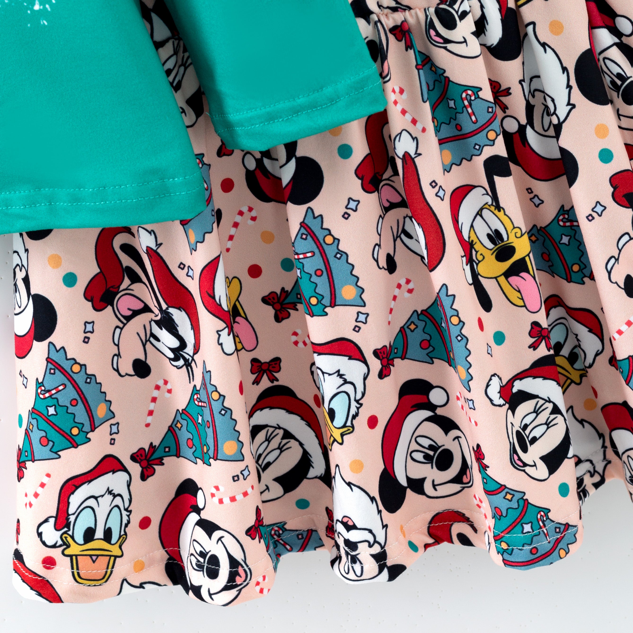 （Pre Order,Prepack Zone）Girls Christmas Cartoon Print Set&Dress（Mix Size）