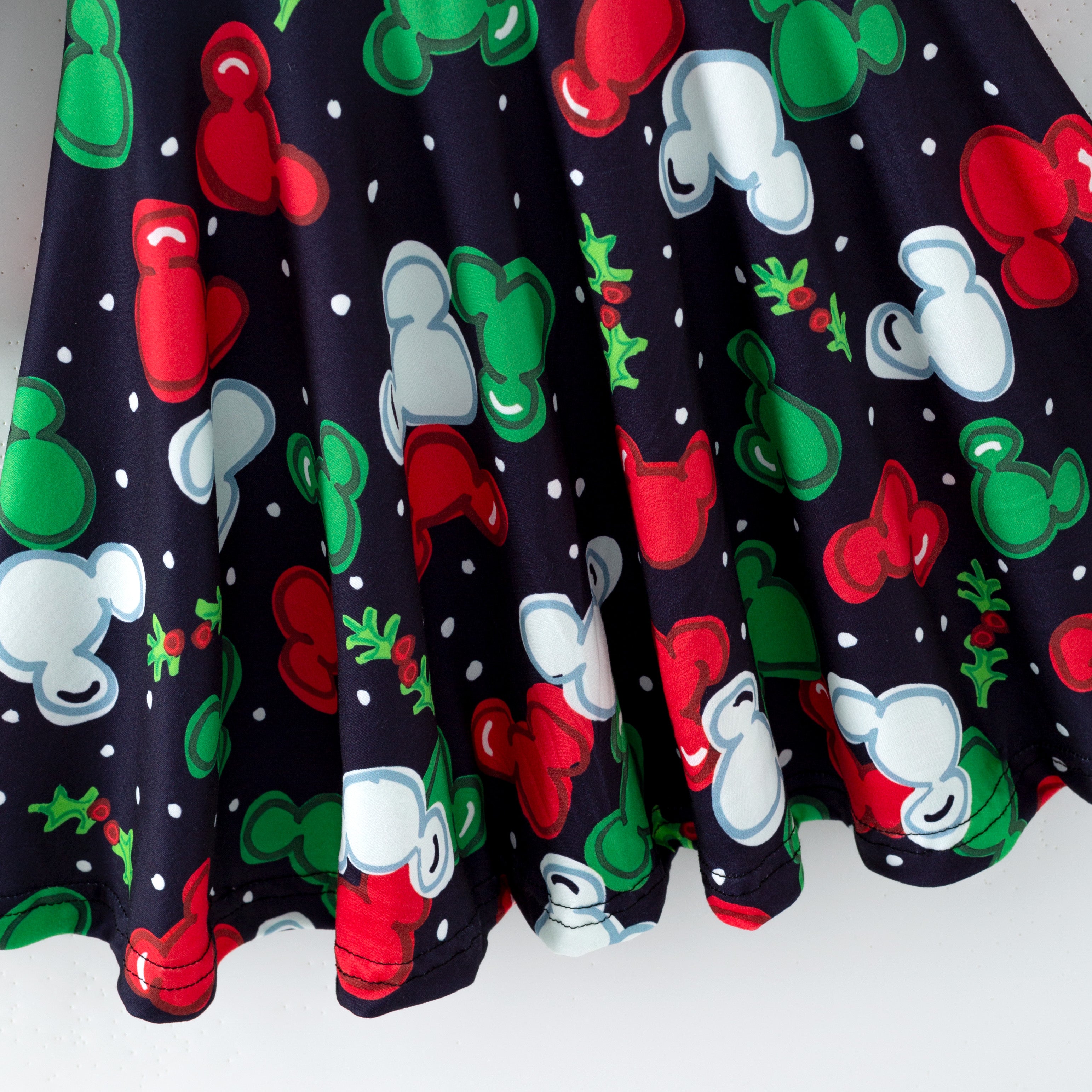 （Pre Order,Prepack Zone）Girls Christmas Cartoon Print Dress（Mix Size）