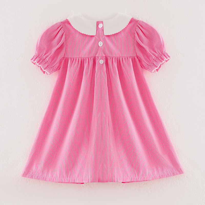 （In Stock）Girls Summer Football Embroidery Dress