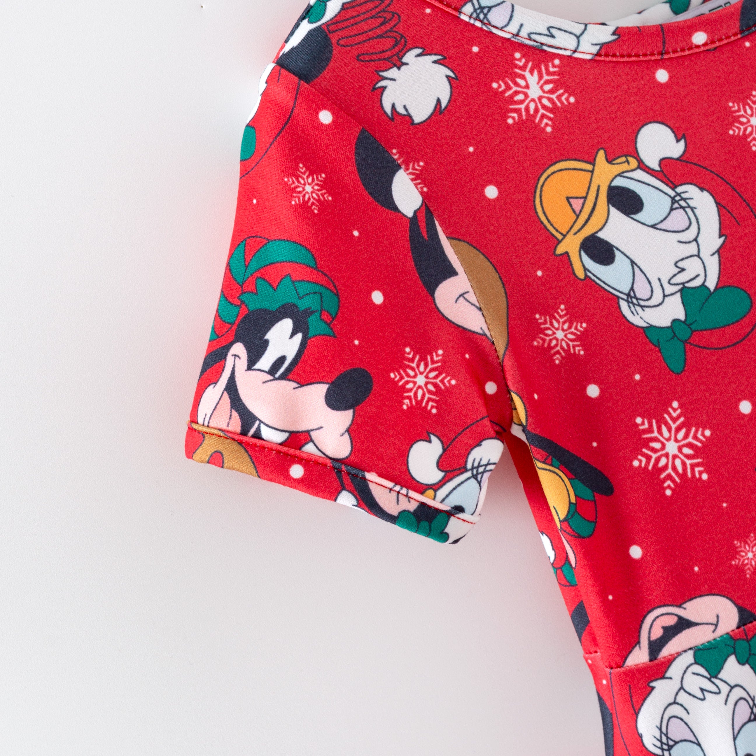 （Pre Order,Prepack Zone）Girls Christmas Cartoon Print Dress（Mix Size）