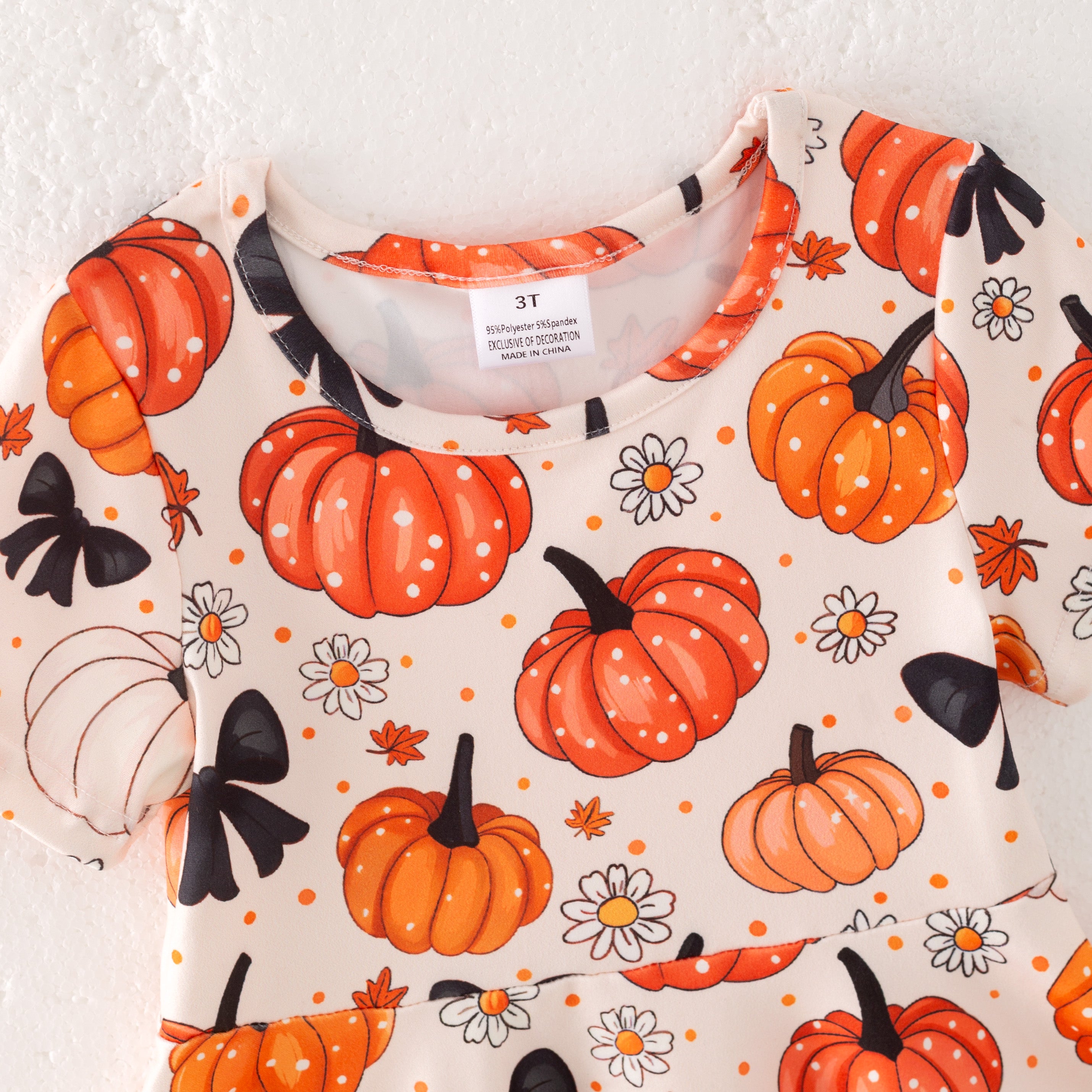 （Pre Order）Family Halloween Cartoon Print Dress,Set,Pajamas＆Romper
