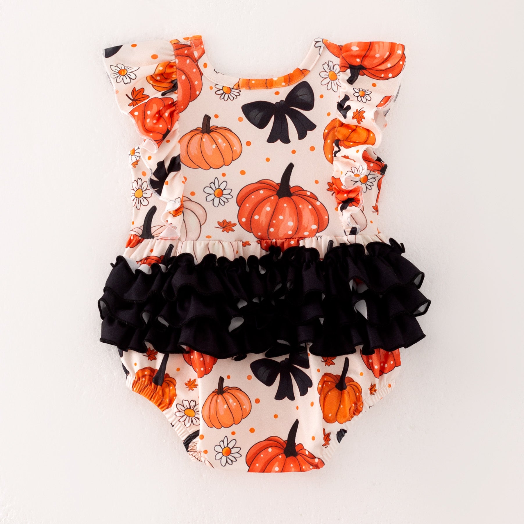 （Pre Order）Family Halloween Cartoon Print Dress,Set,Pajamas＆Romper