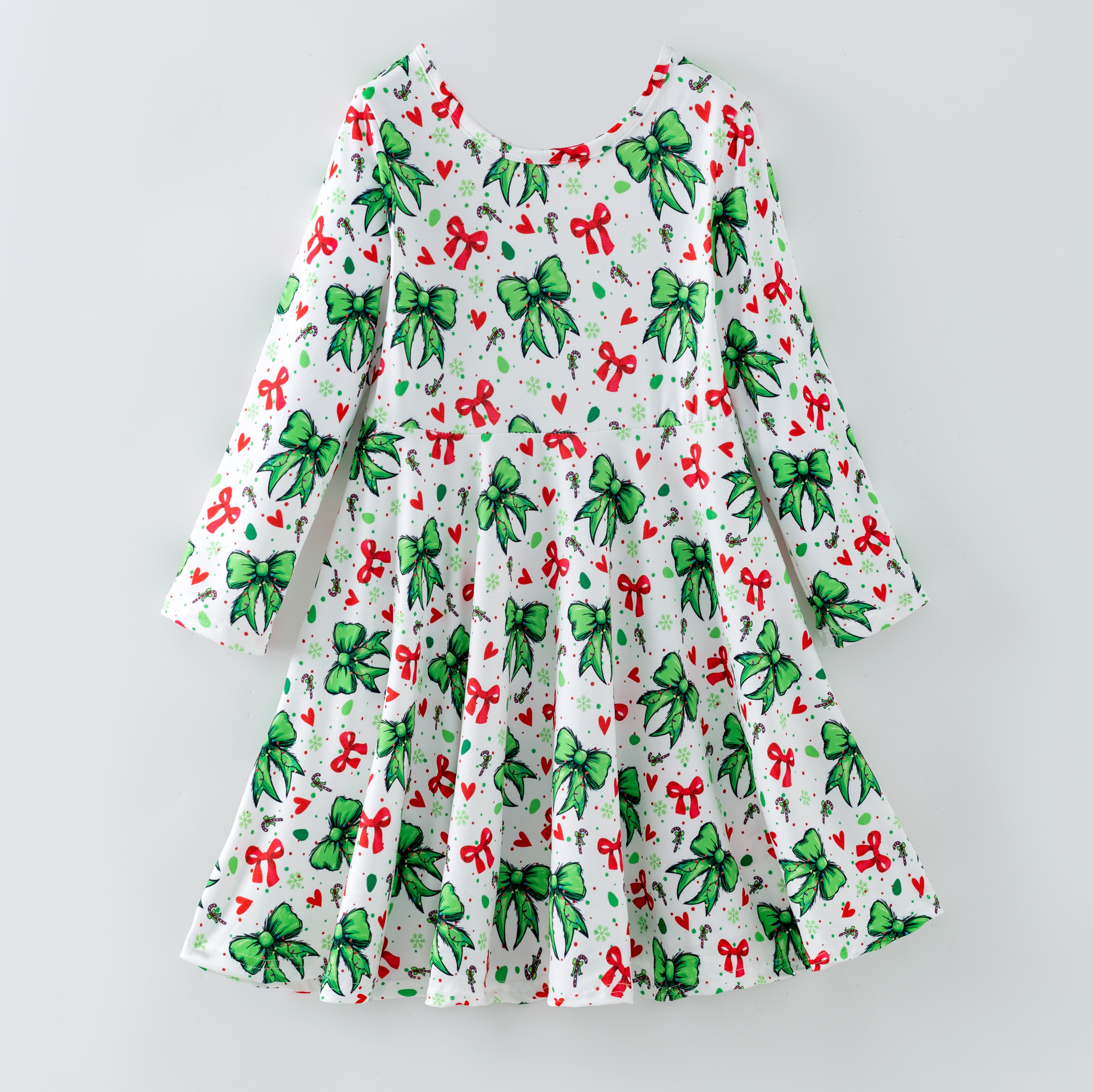 （Pre Order,Prepack Zone）Girls Christmas Cartoon Print Dress&Set（Mix Size）