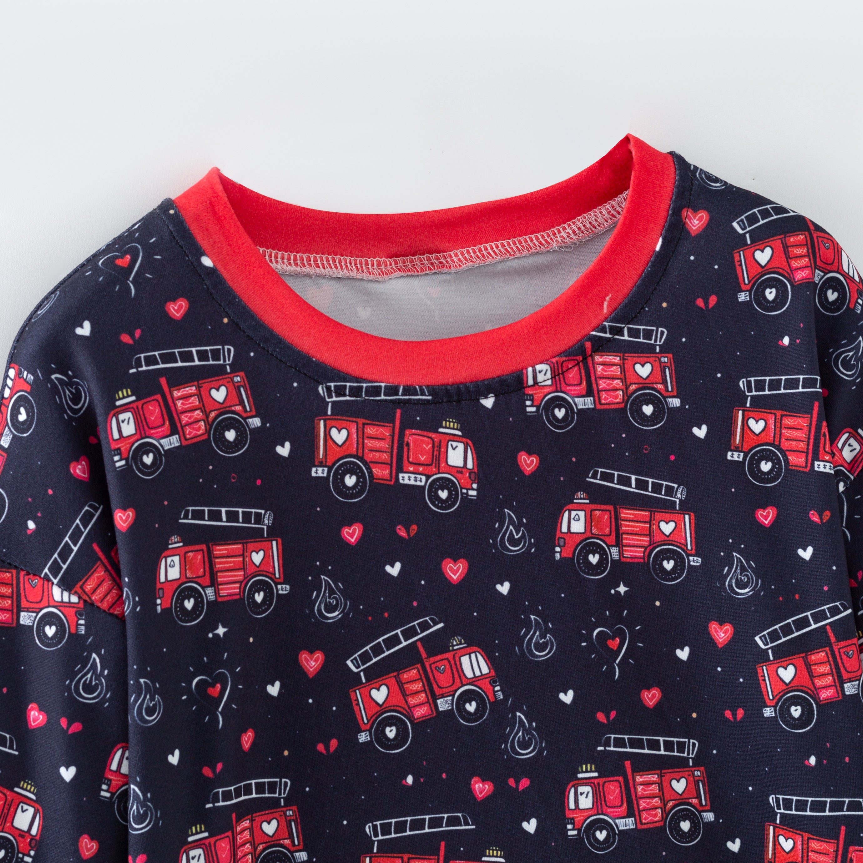 （Pre Order,Prepack Zone）Brothers Valentine's Day Print Top&Romper