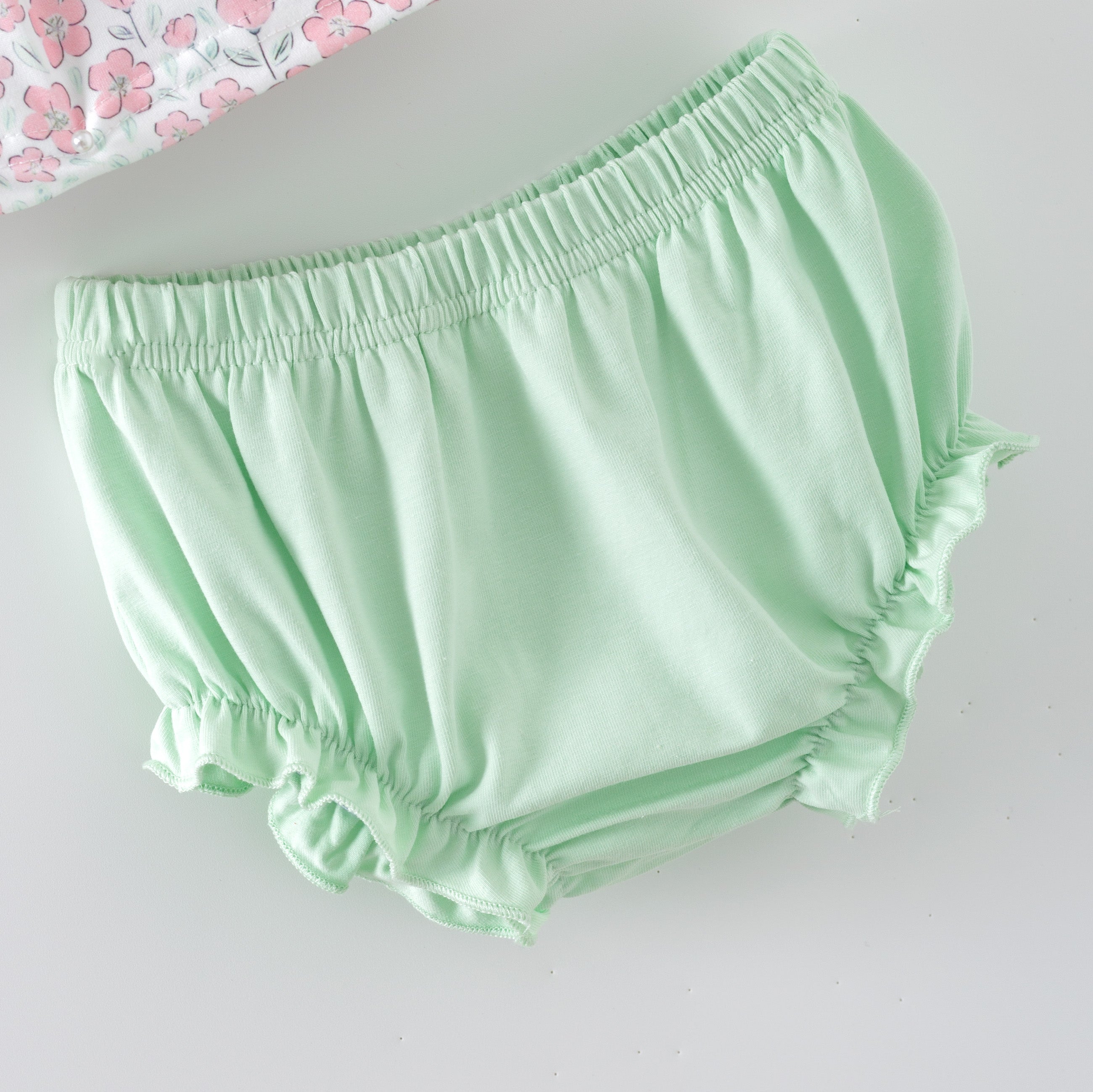 （In Stock）Toddler Girls Spring&Summer Applique Bloomer Set