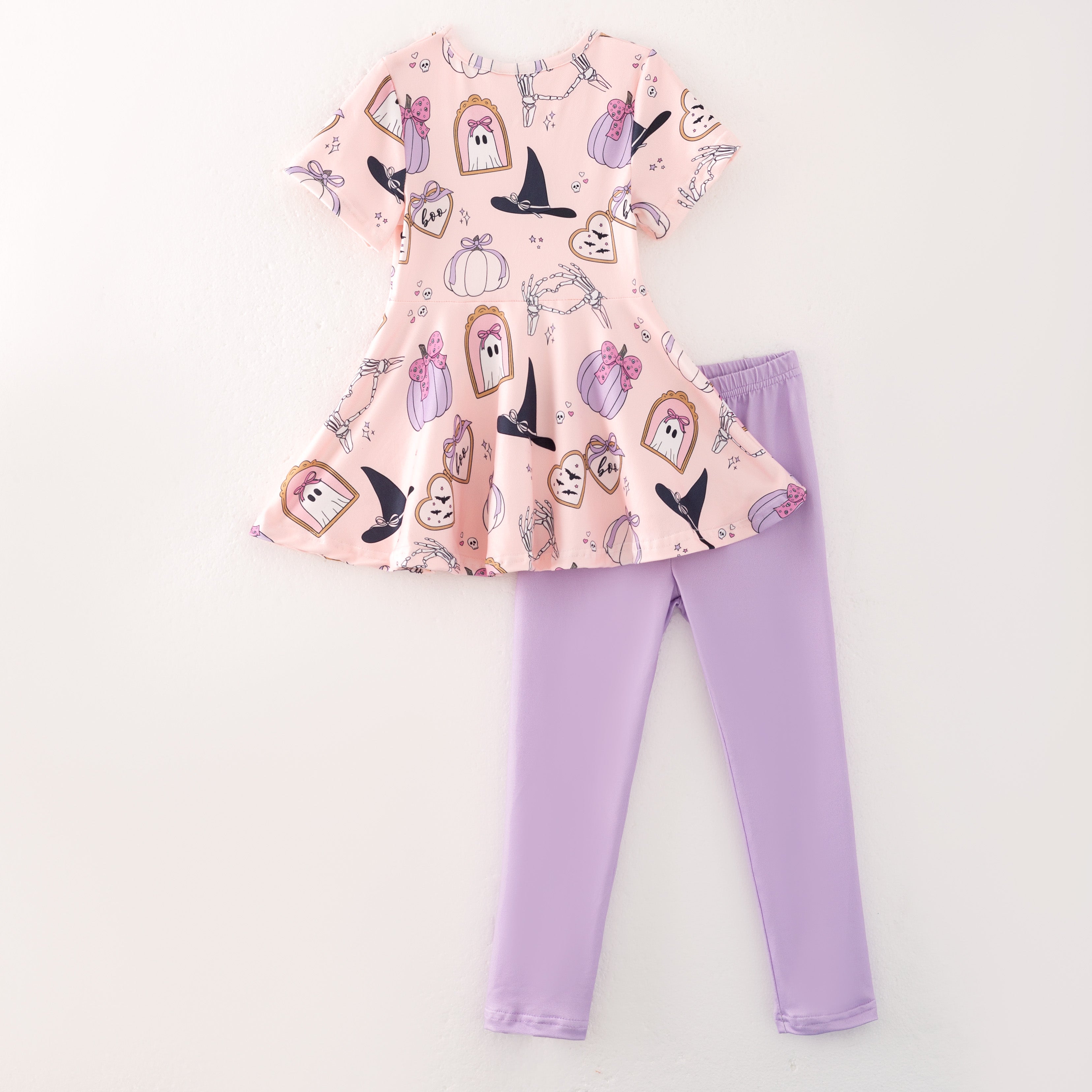 （Pre Order）Family Halloween Cartoon Print Dress,Set＆Romper