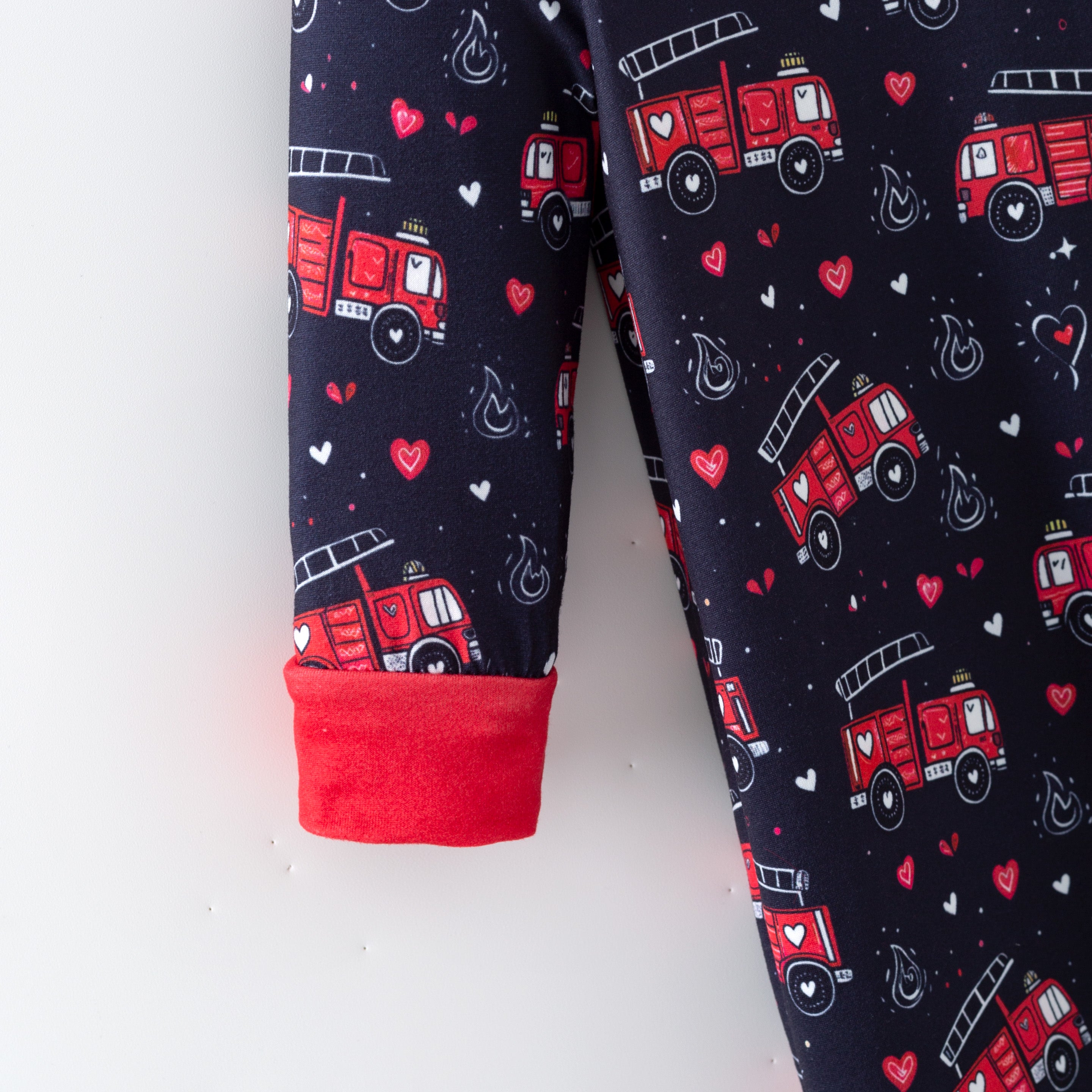 （Pre Order,Prepack Zone）Brothers Valentine's Day Print Top&Romper