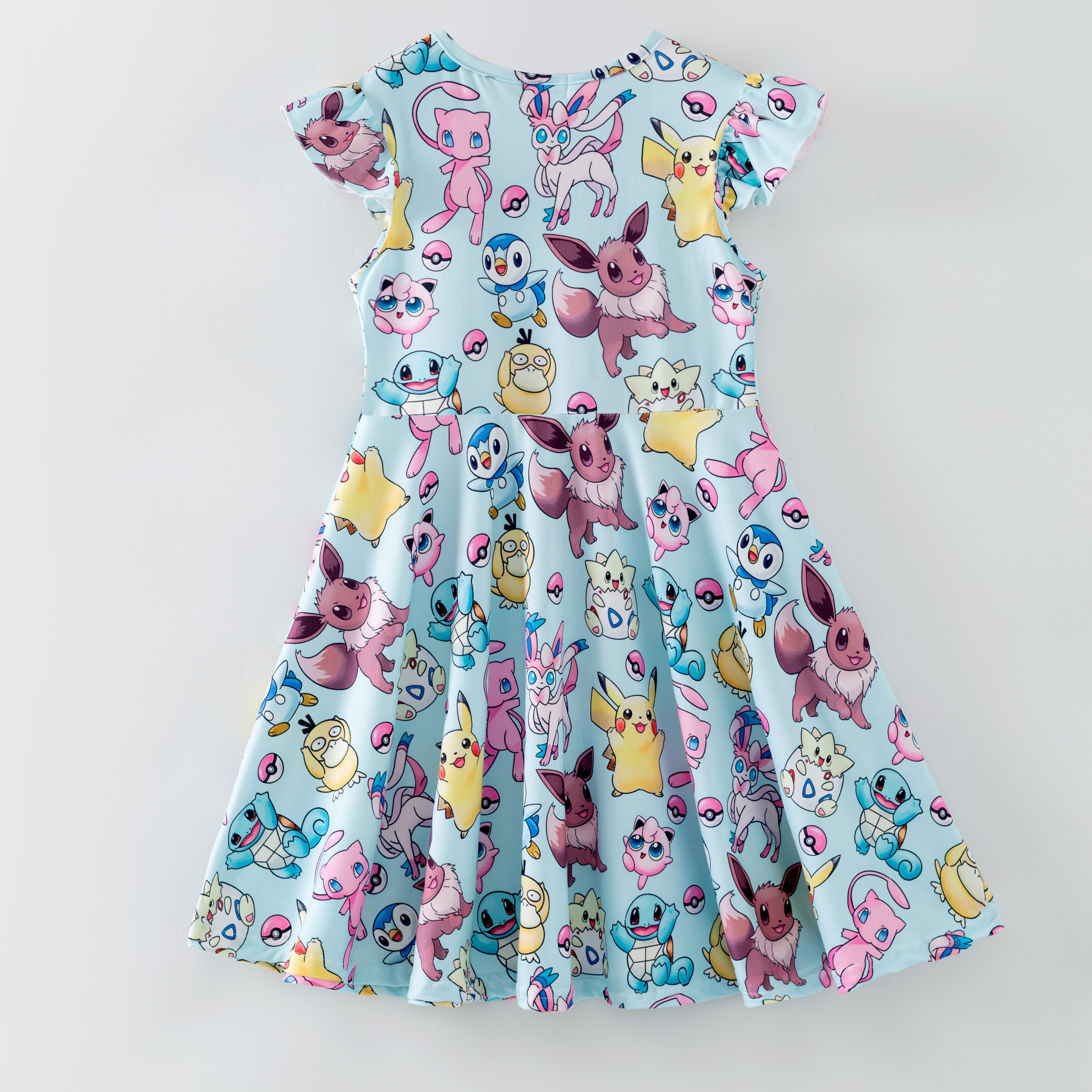 （Pre Order,Prepack Zone）Girls Spring&Summer Cartoon Print Dress（Mix Size）