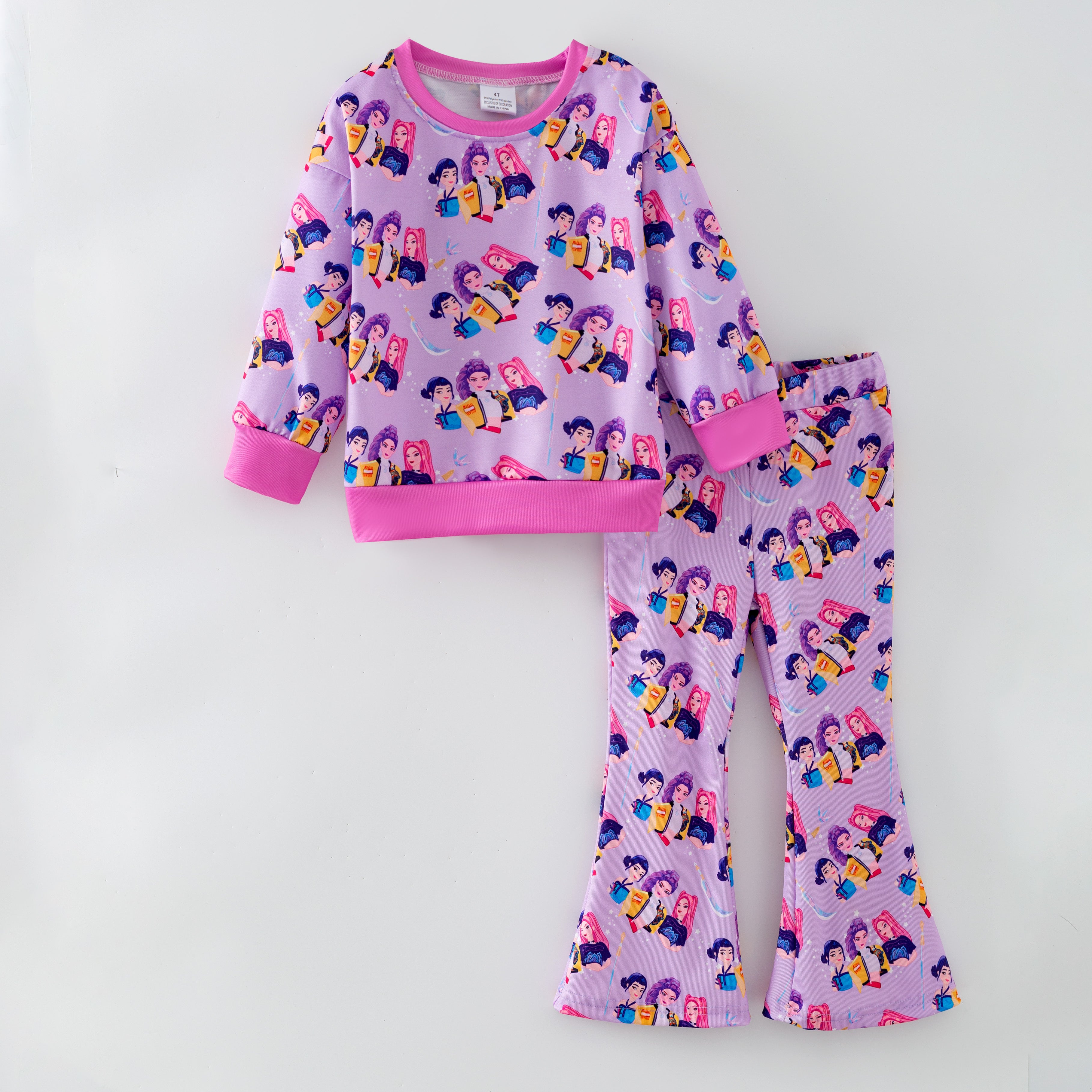 （Pre Order,Prepack Zone）Girls Movie Character Print Set（Mix Size）