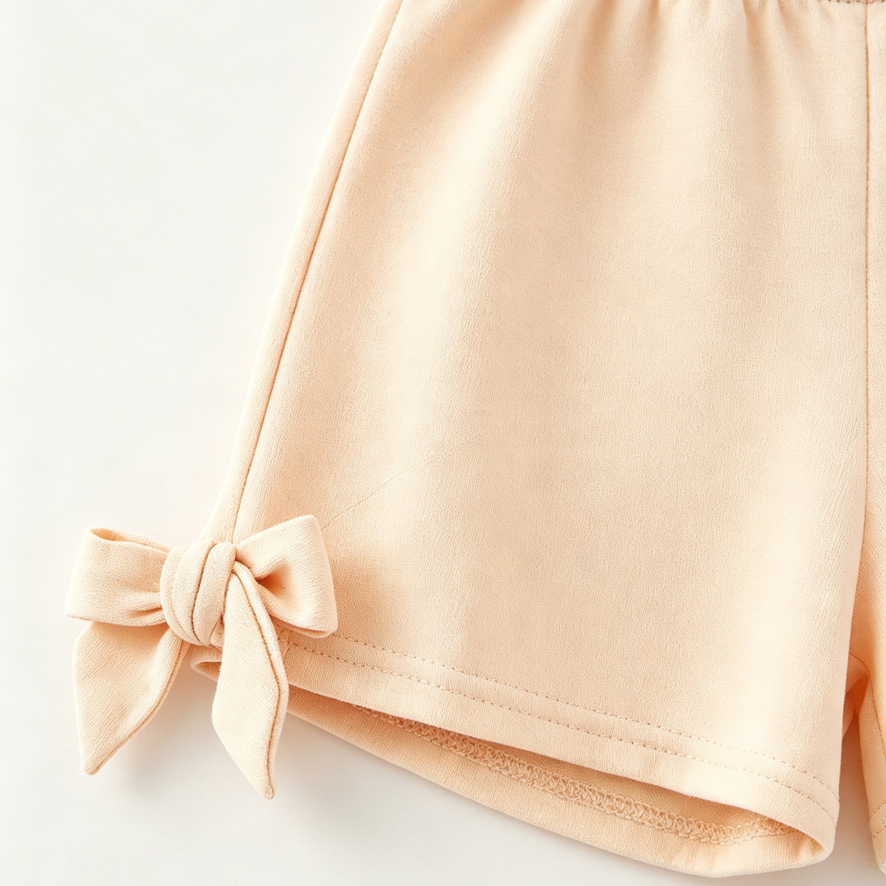 （In Stock）Girls Pumpkin Applique Cotton Shorts Set