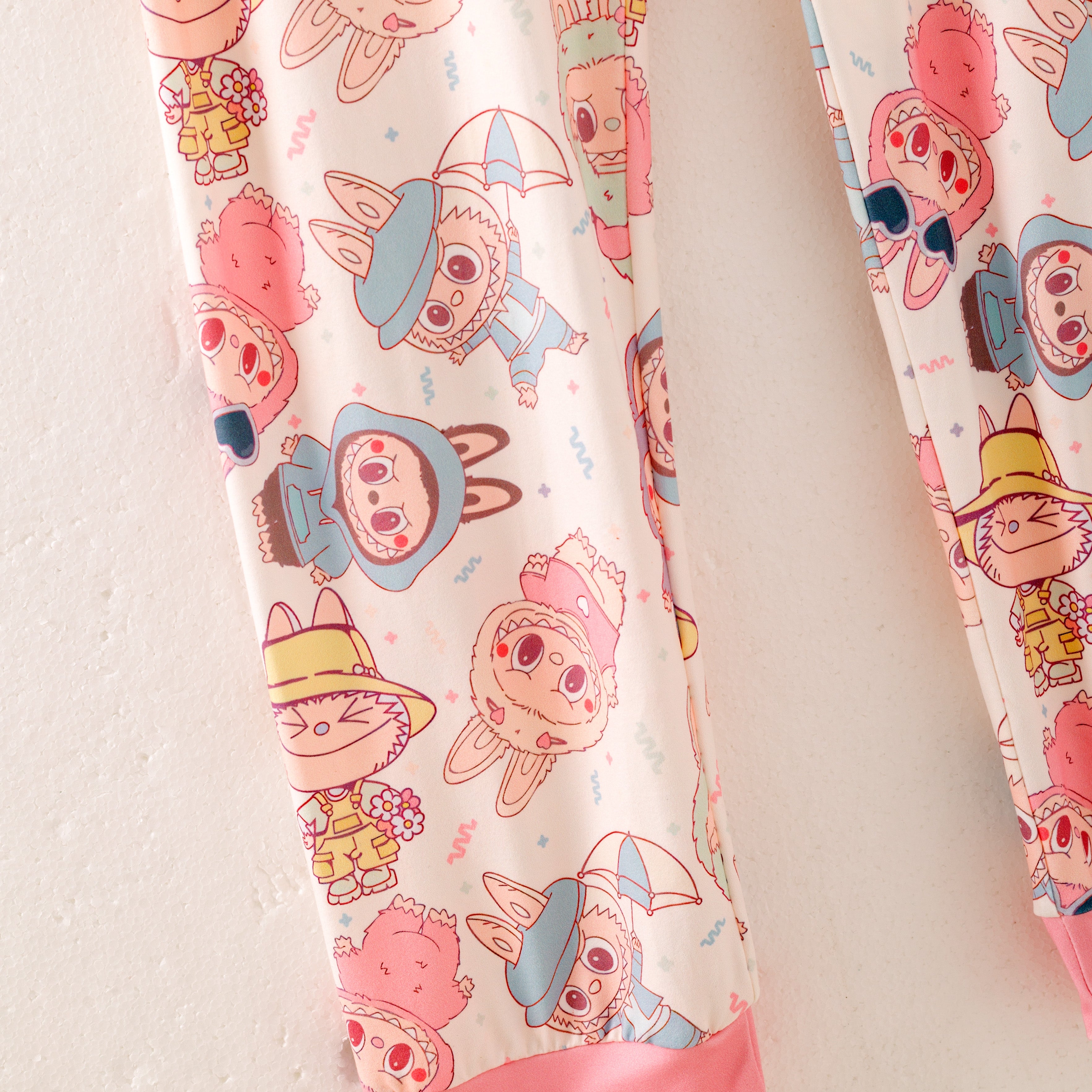 （Pre Order）Siblings Summer Cartoon Print Top＆Pajamas