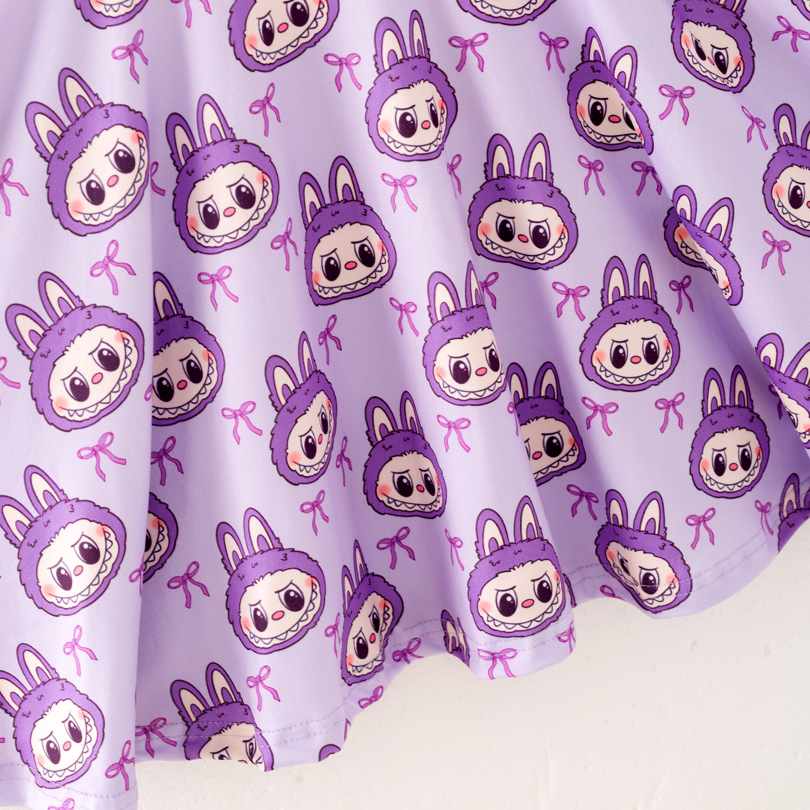 （Prepack Zone）Girls Summer Cartoon Print Dress