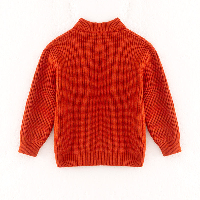 （In Stock）Girls Hello Fall Embroidery Sweater