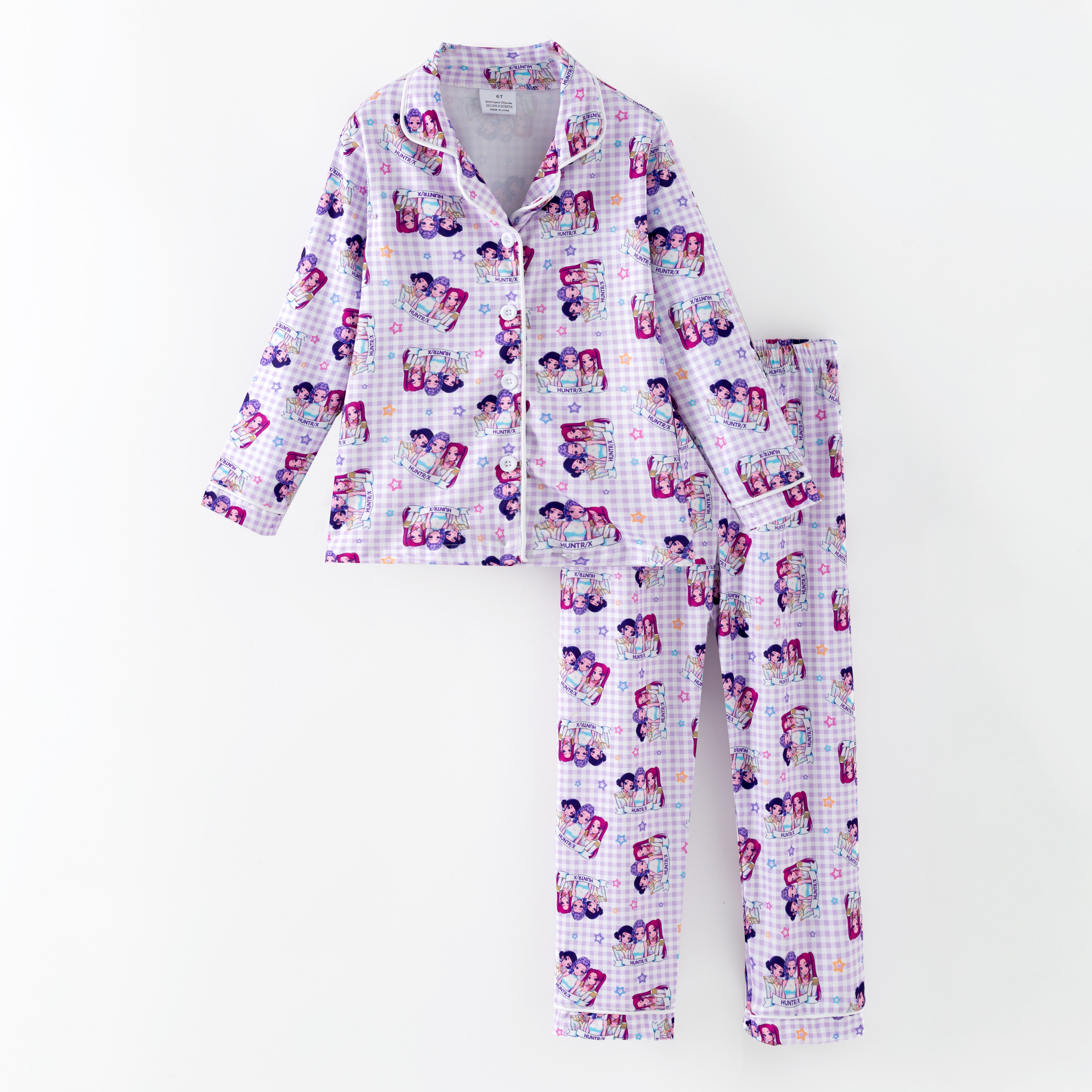 （Pre Order,Prepack Zone）Girls Movie Character Print Pajamas（Mix Size）