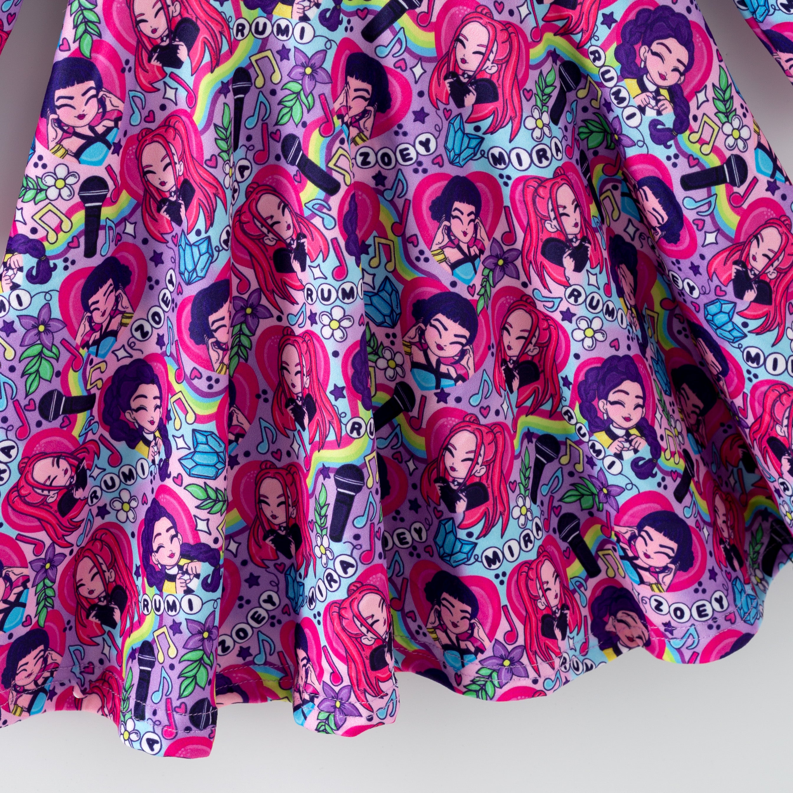 （Pre Order,Prepack Zone）Girls Movie Character Print Dress&Hoodie（Mix Size）