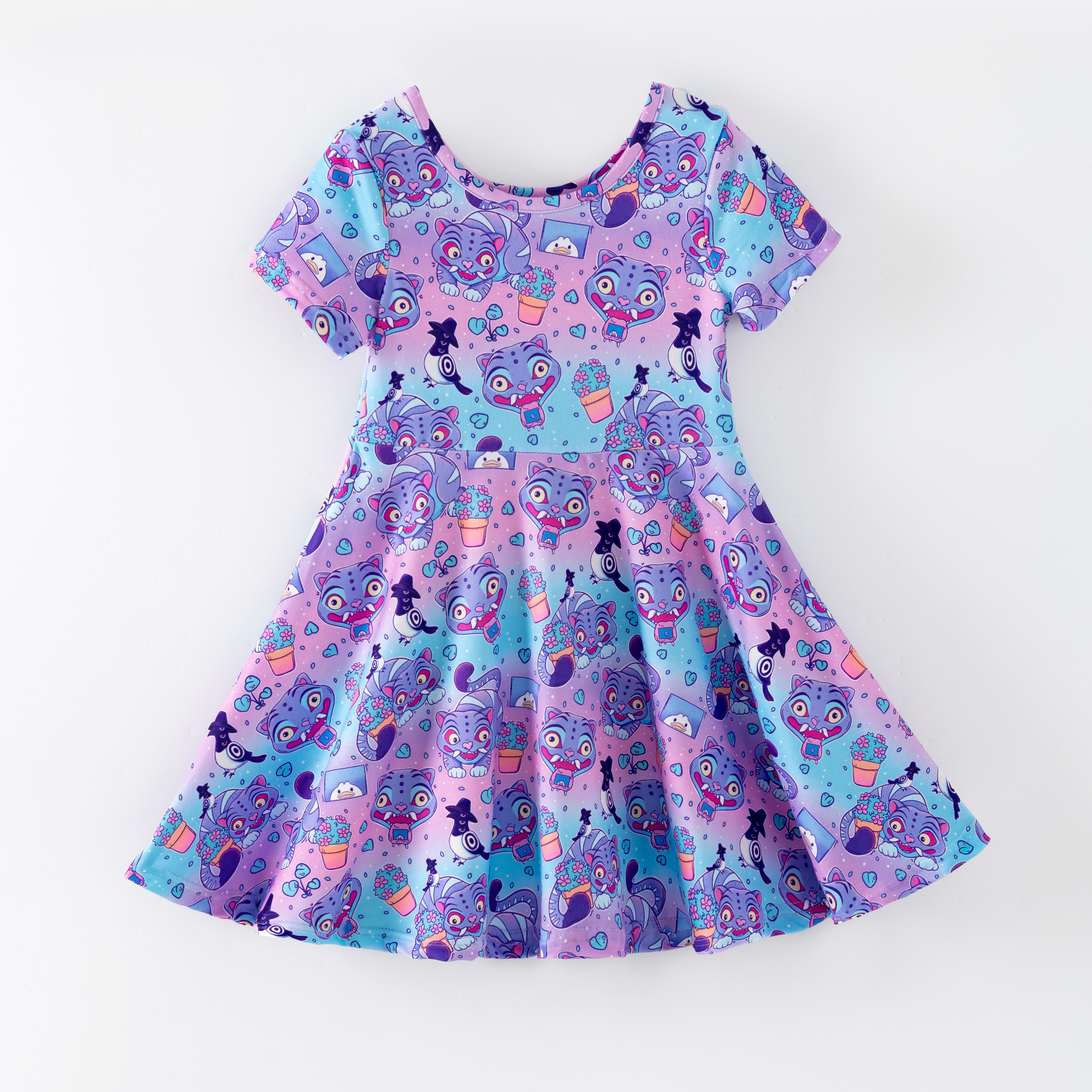 （Pre Order,Prepack Zone）Girls Movie Character Print Dress（Mix Size）