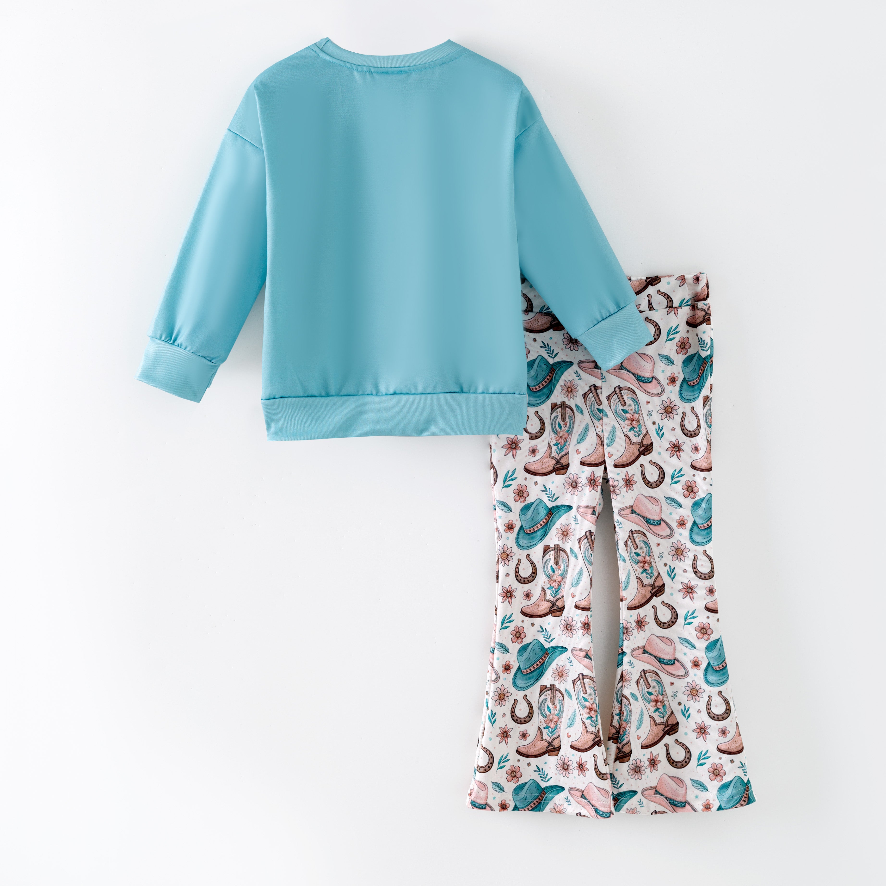 （Pre Order,Prepack Zone）Girls Spring&Summer Boots Print Dress&Set（Mix Size）