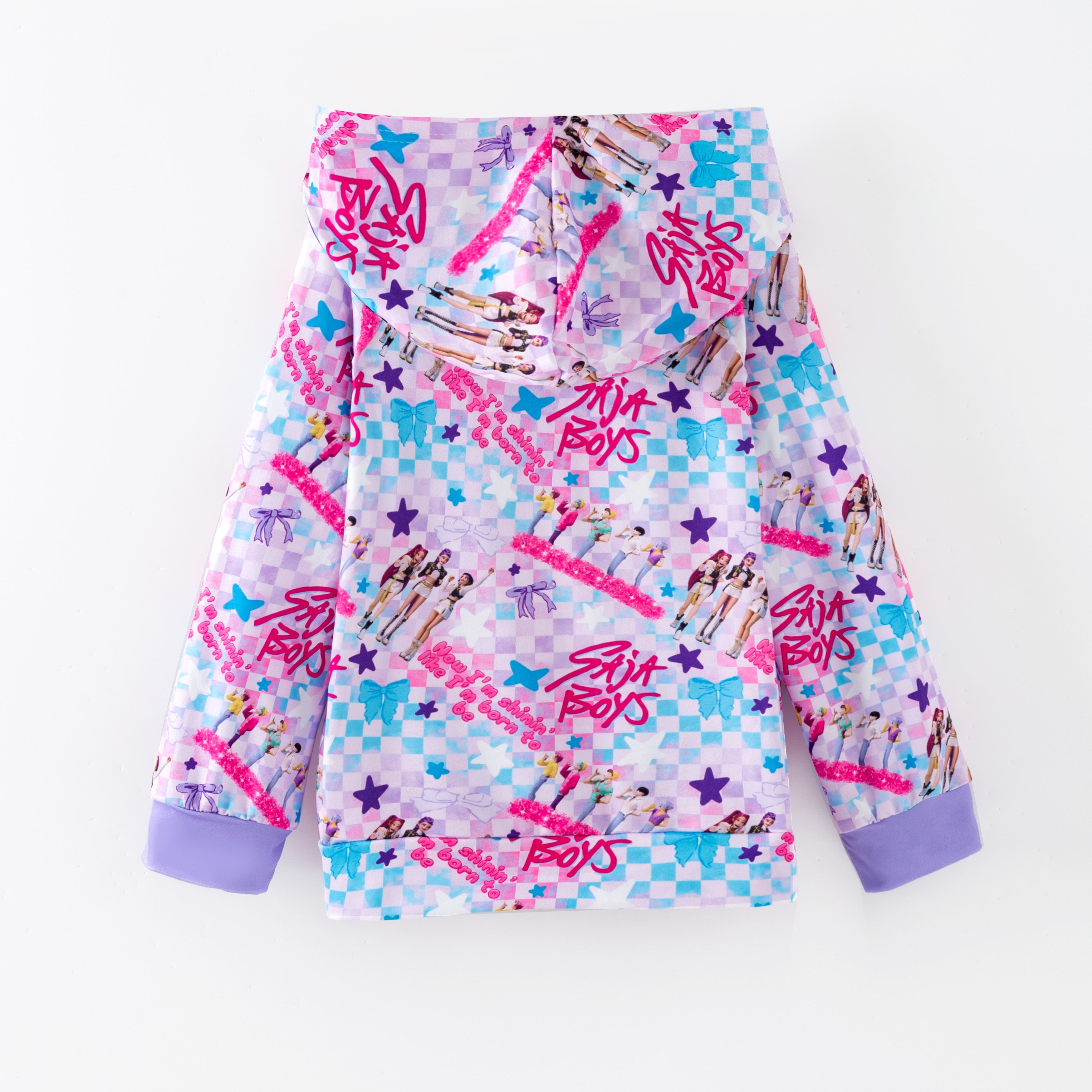 （Pre Order,Prepack Zone）Girls Movie Character Print Hoodie（Mix Size）