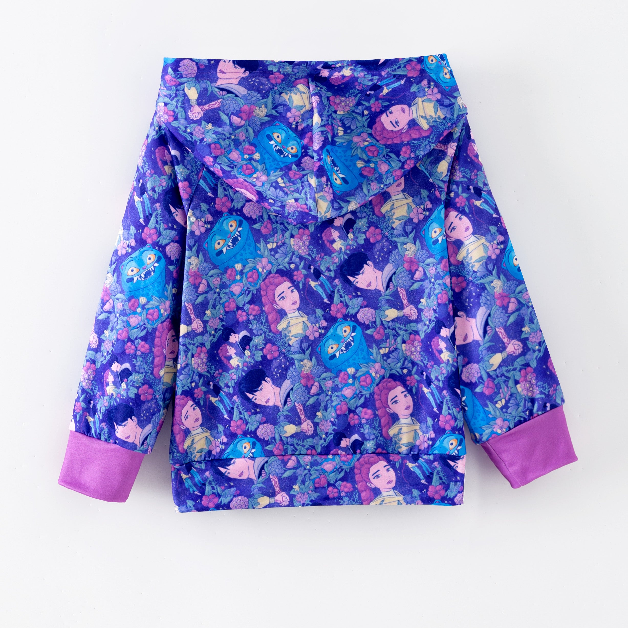 （Pre Order,Prepack Zone）Girls Movie Character Print Hoodie（Mix Size）