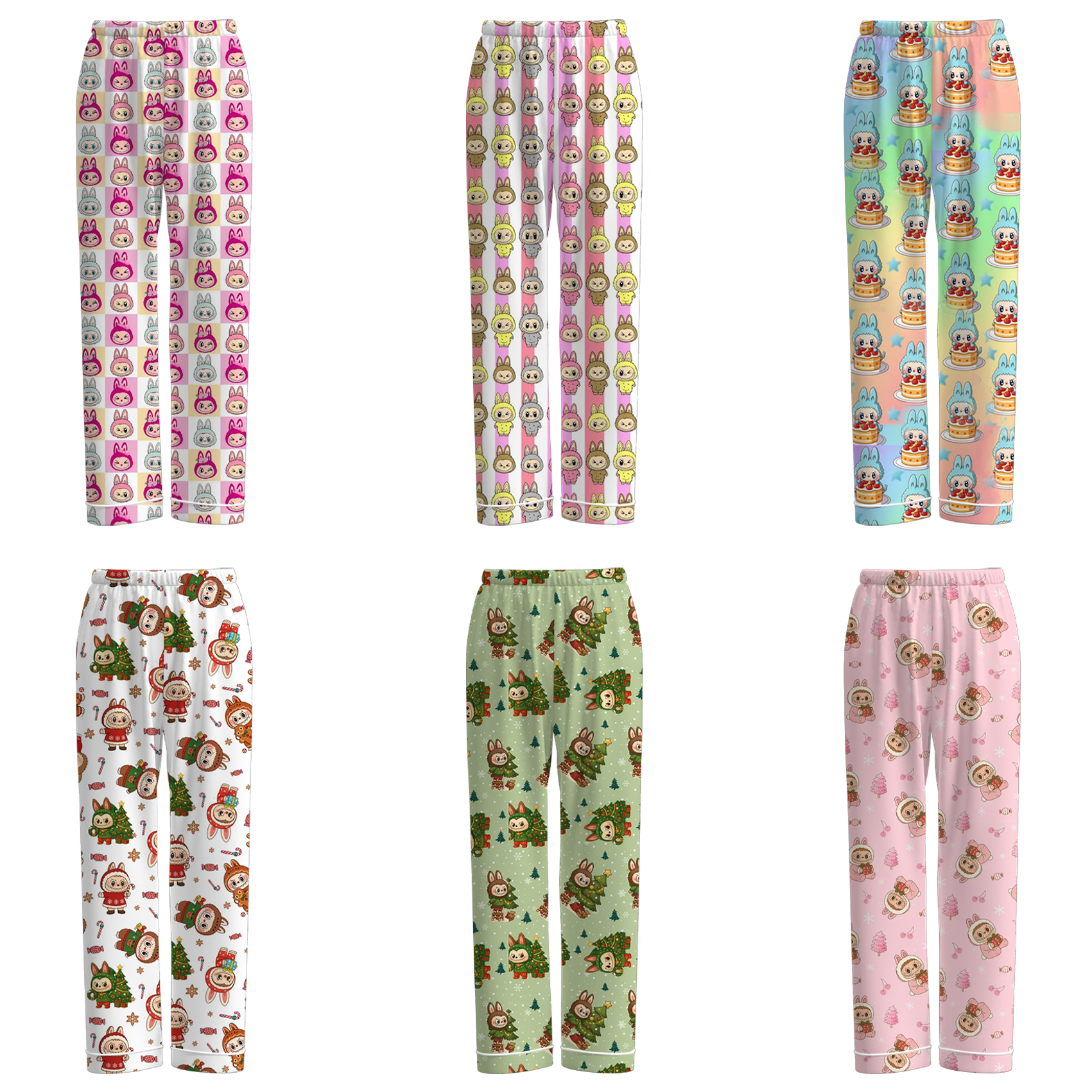（Pre Order）Adults Christmas LBB Print Pants