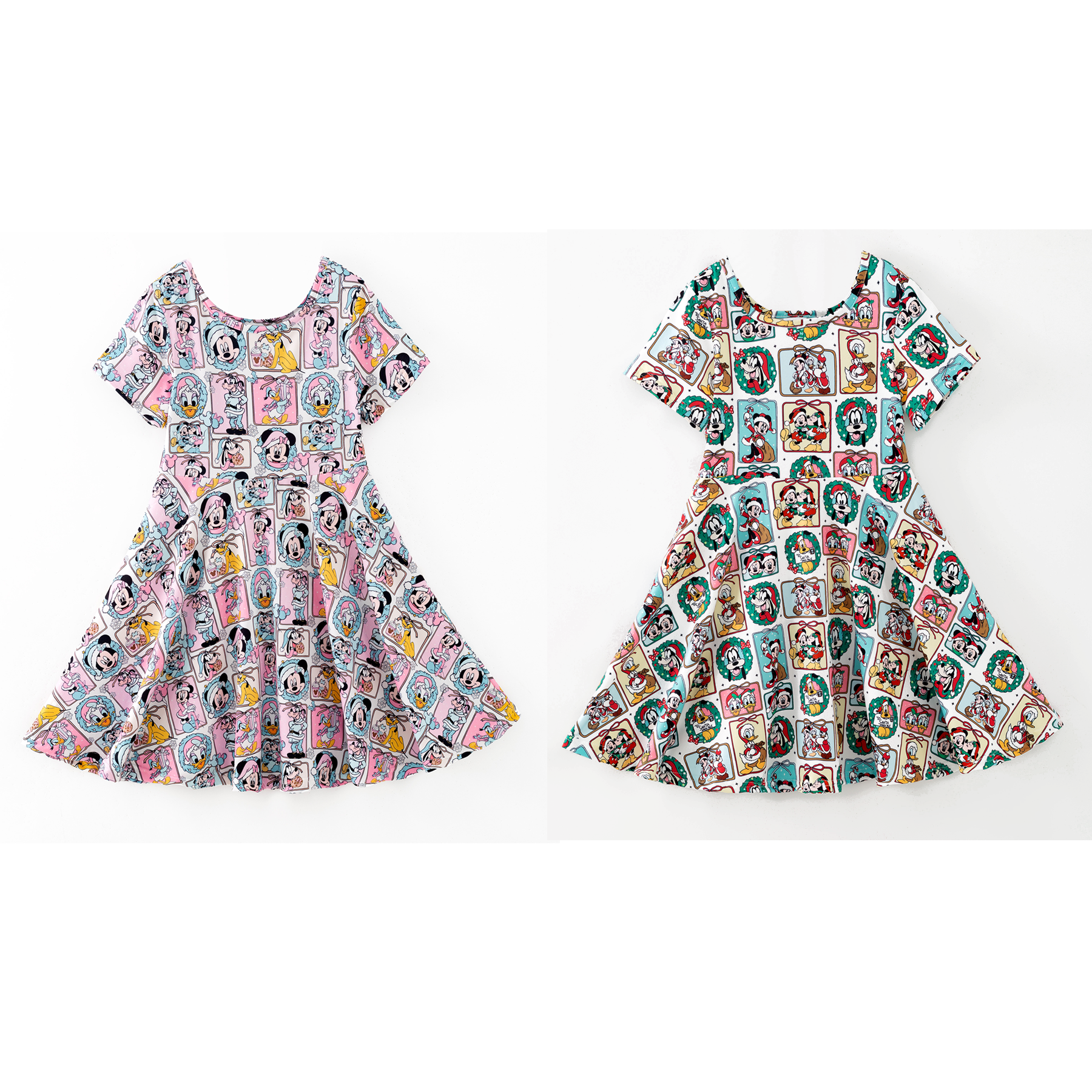 （Pre Order,Prepack Zone）Girls Cartoon Print Dress（Mix Size）