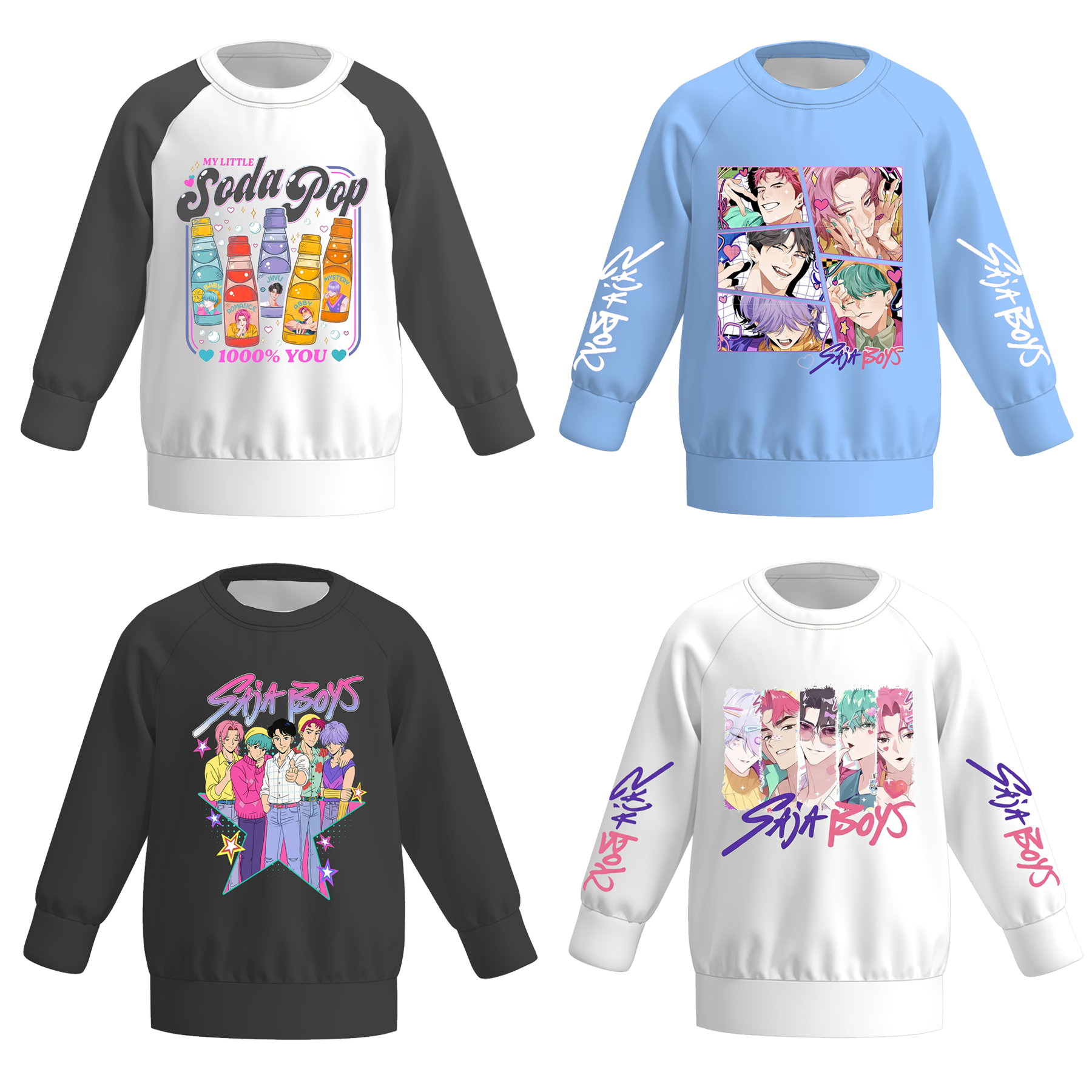 （Pre Order）Boys Spring&Summer Movie Character Print Sweatshirt