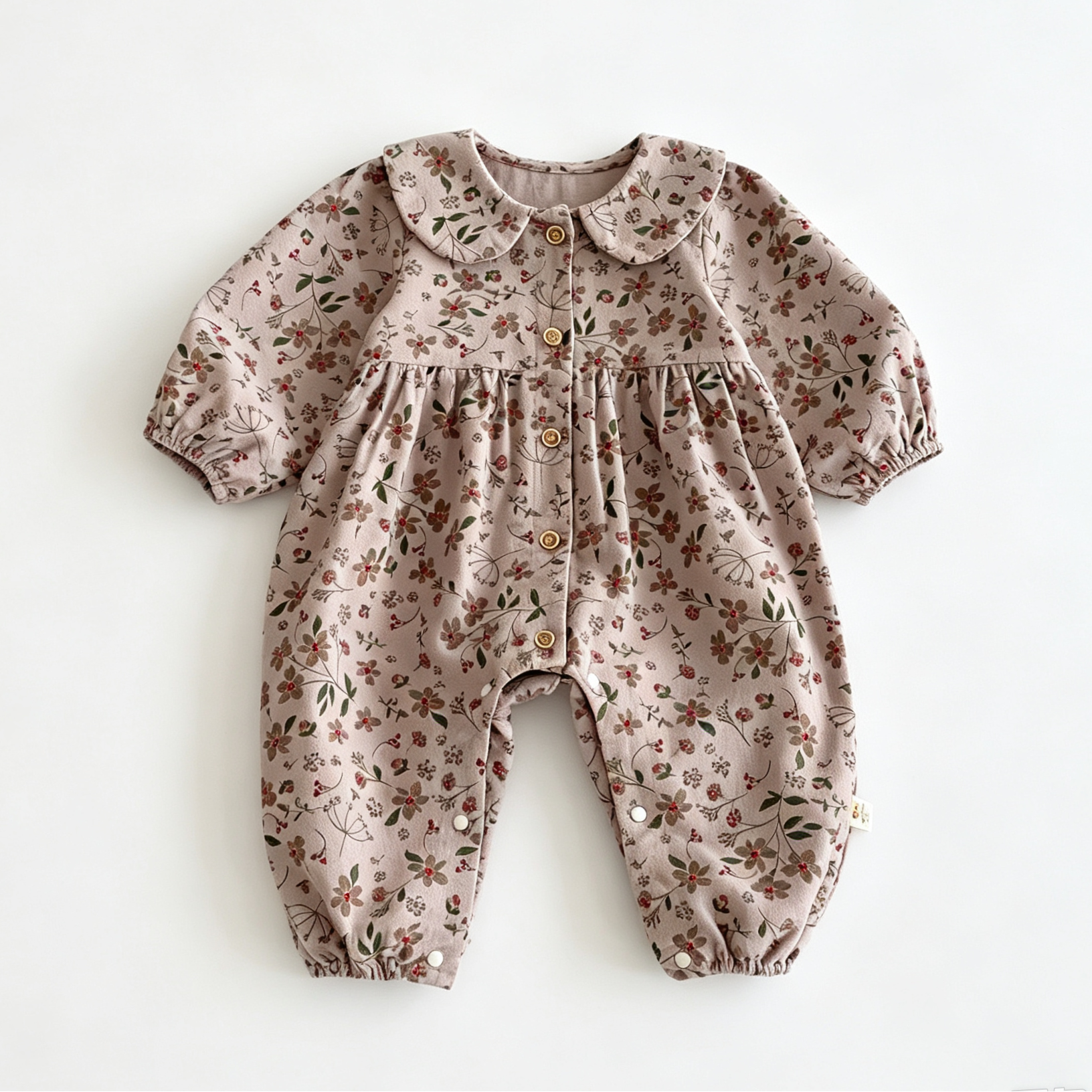 （Pre Order 2 Weeks）Toddler Girls Floral Print Romper