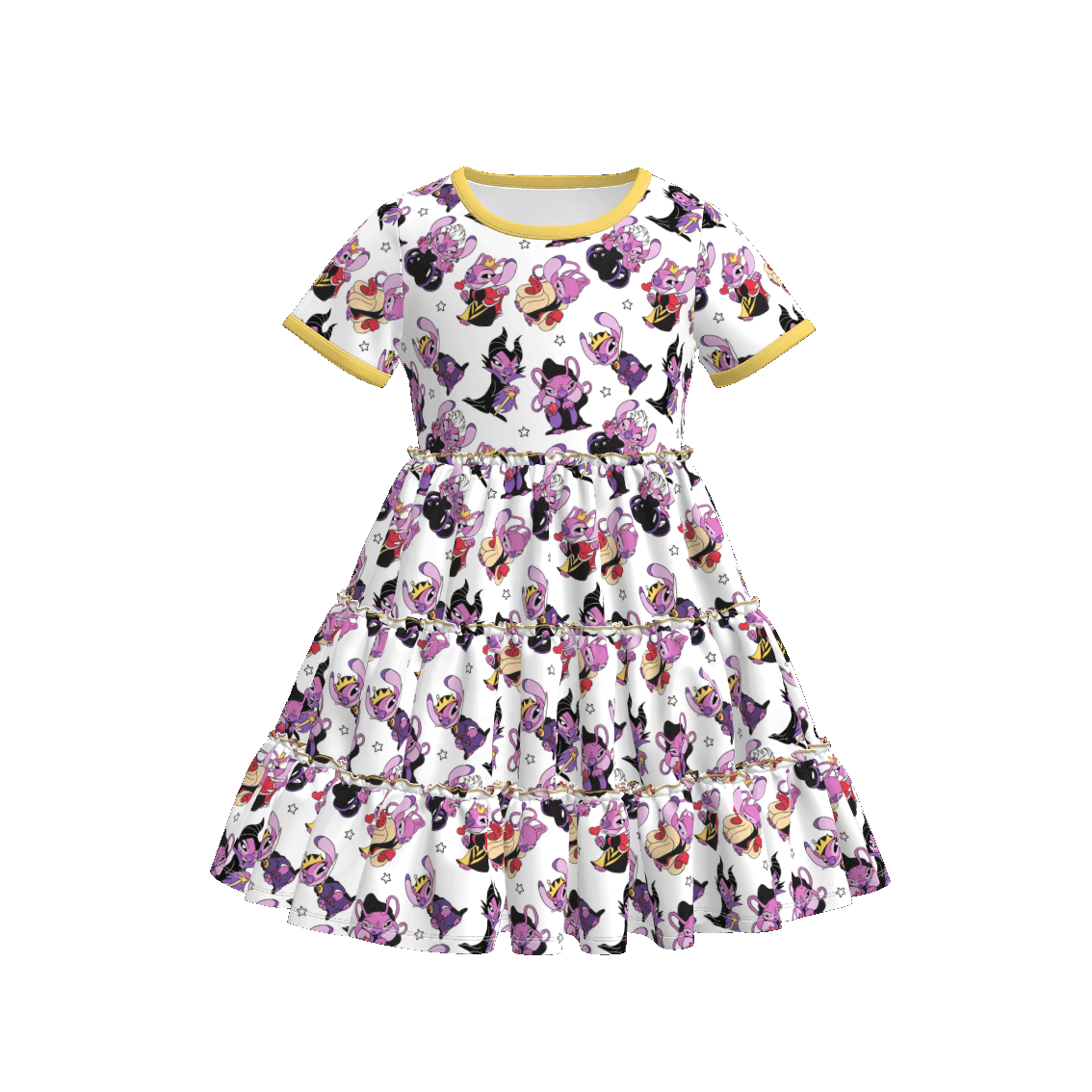 （Pre Order）Family Halloween Cartoon Print Dress,Set＆Romper
