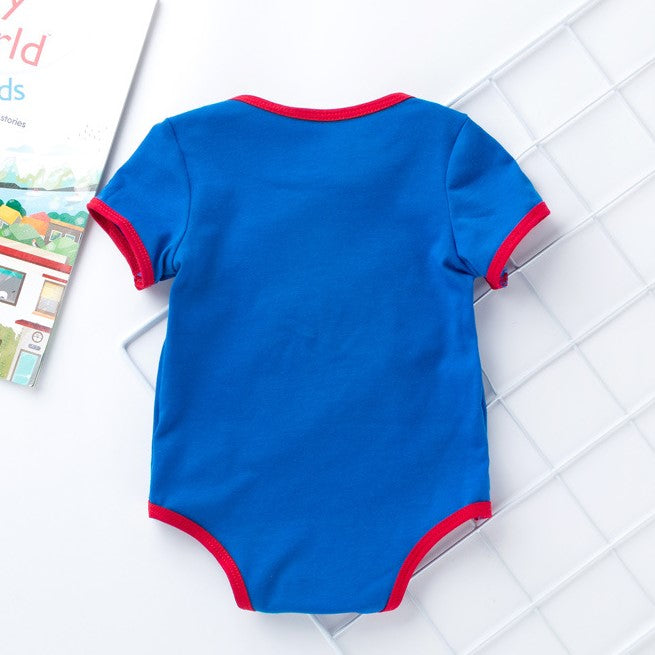 （In Production）Toddler Boys Spring&Summer Superman Print Romper