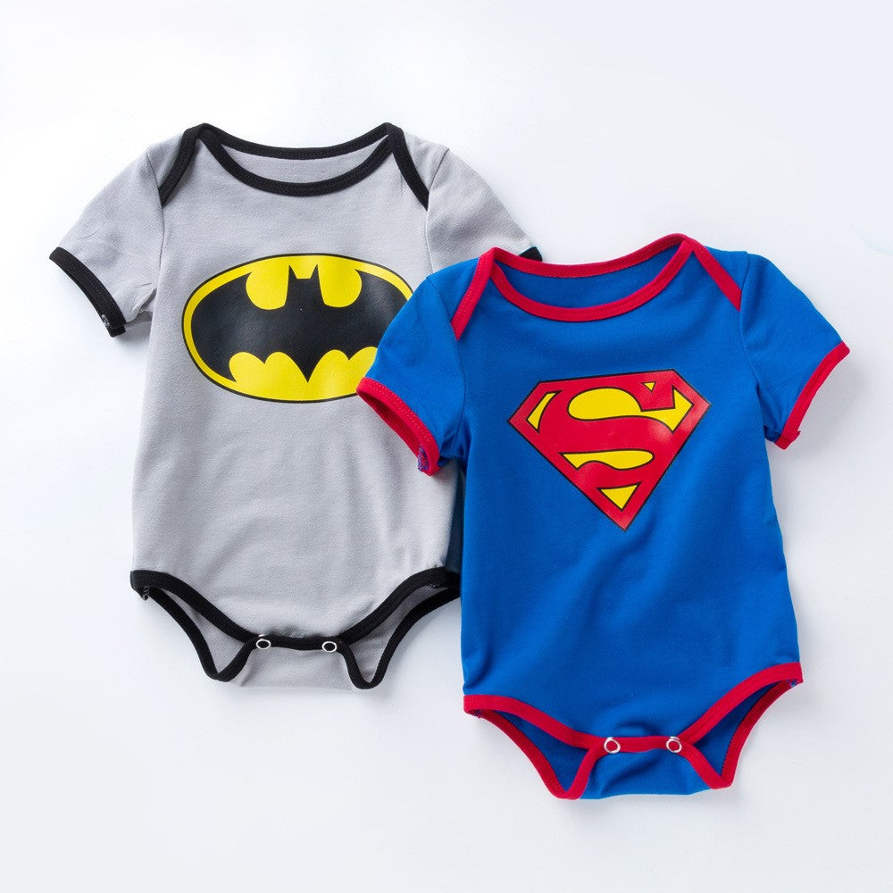 （In Production）Toddler Boys Spring&Summer Superman Print Romper
