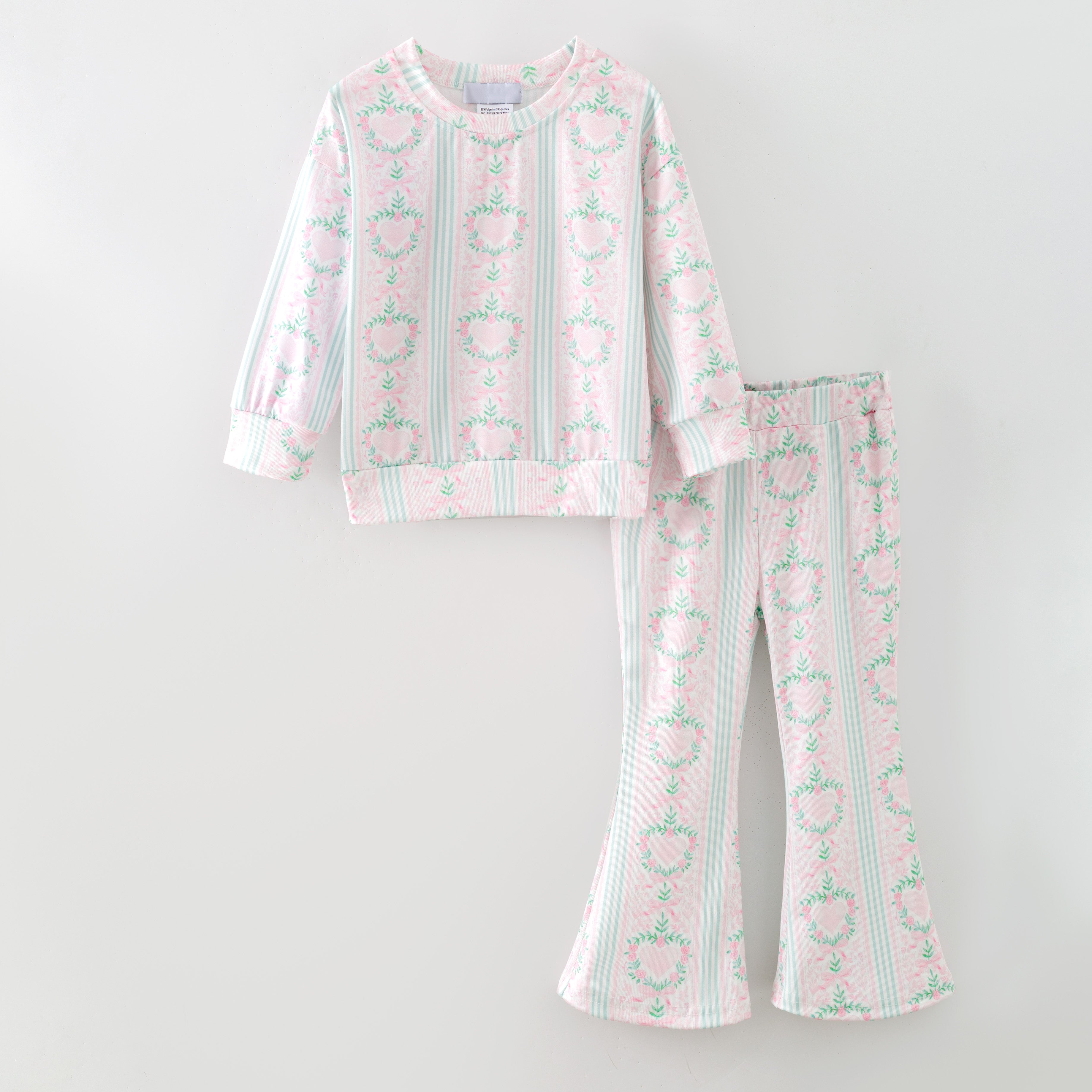 （Pre Order,Prepack Zone）Girls Valentine's Day Print Set（Mix Size）