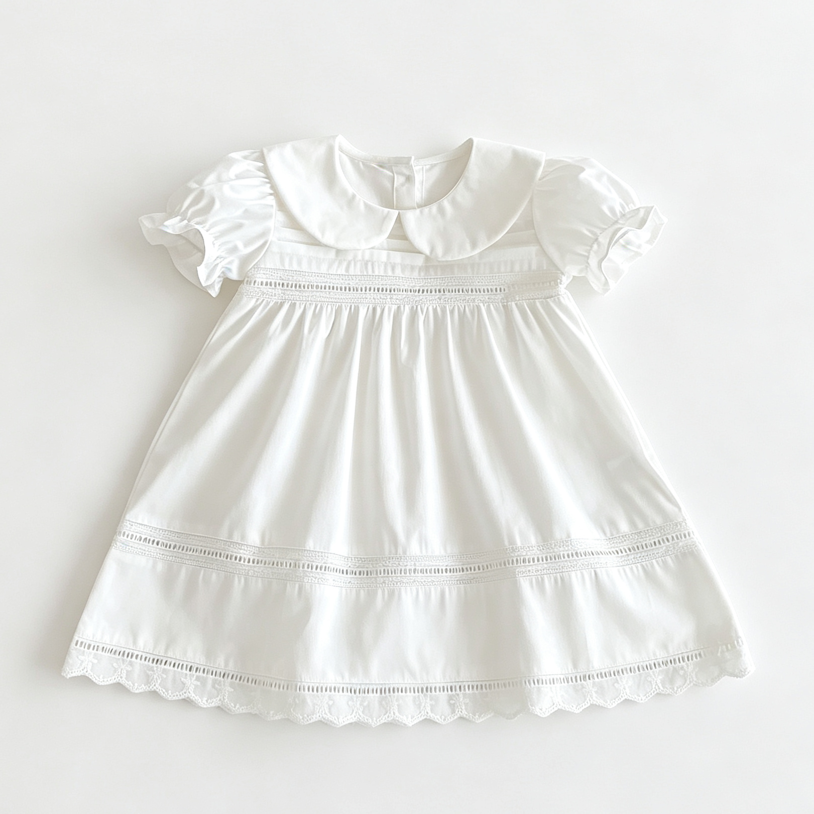 （Pre Order 2 Weeks）Girls Fall Baby Collar Dress