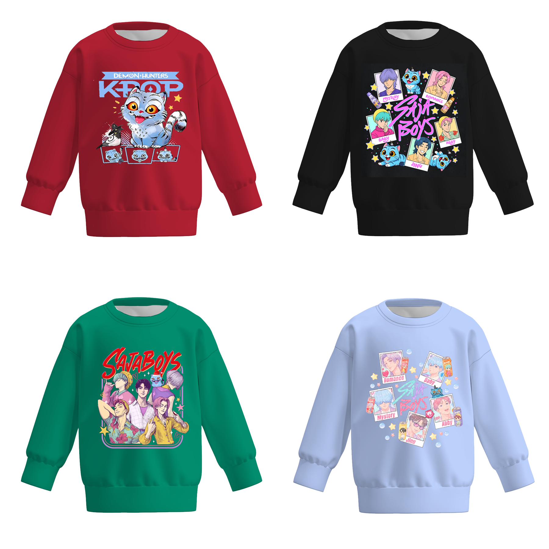 （Pre Order）Boys Movie Character Print Sweatshirt