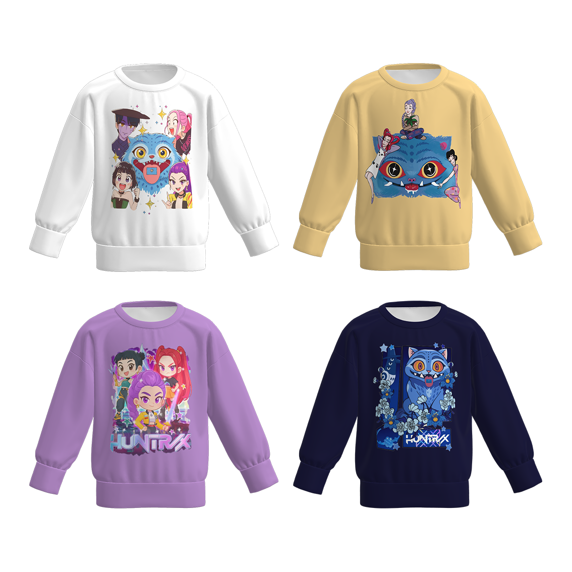 （Pre Order）Girls Movie Character Print Sweatshirt
